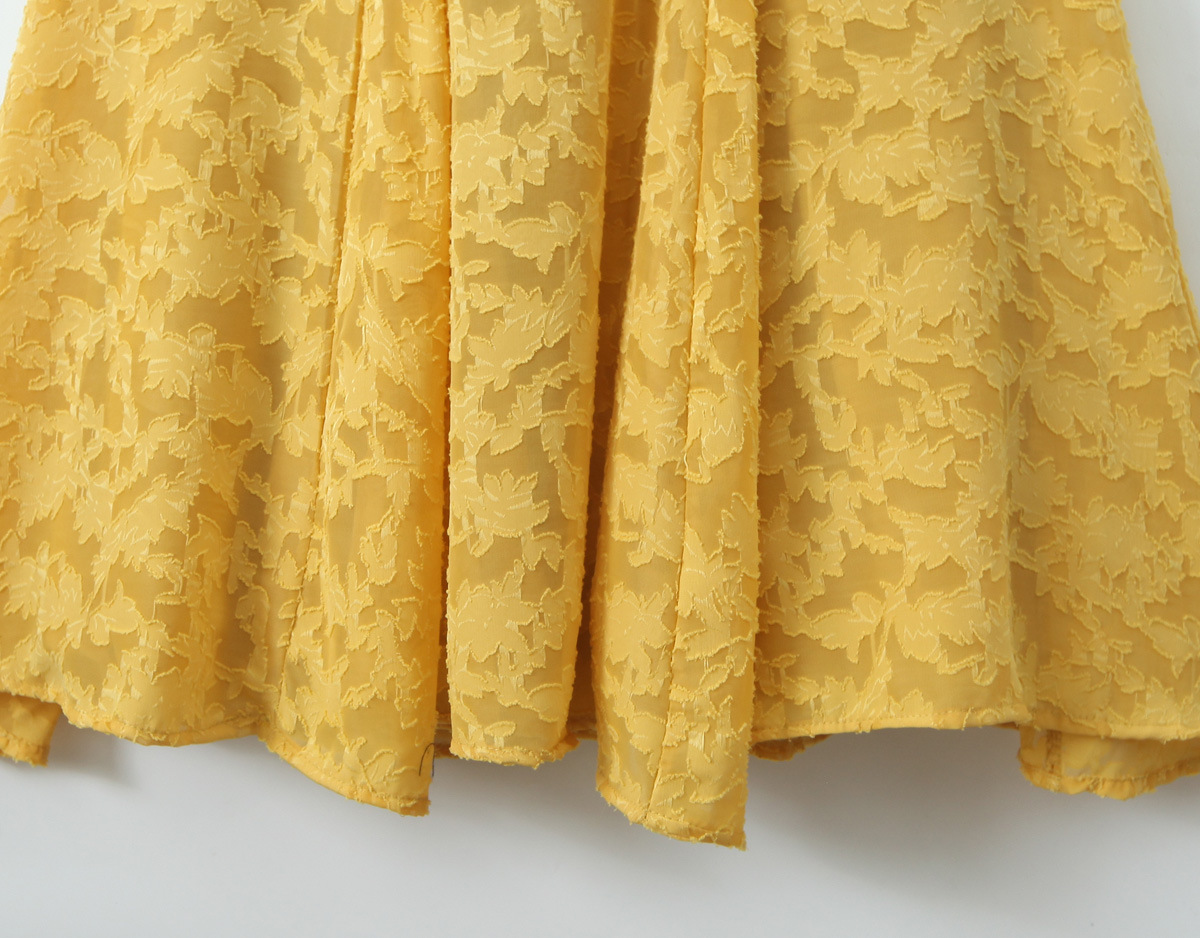 8ce2c4d2b64121ac8e7e0ba5cb9cf659.jpg Fashionslee Women Cili Yellow Lace-Up Fishtail Maxi Dress