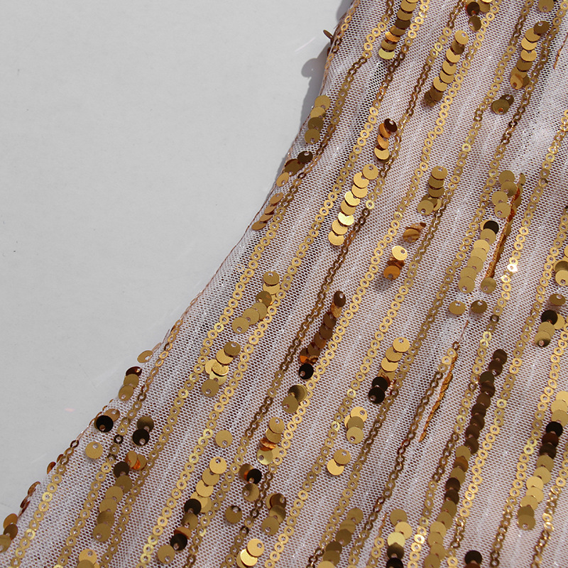 8cfd4230dbb72076ffd588ee396dab90.jpg Fashionslee Women Keyah Gold Sequin Midi Dress