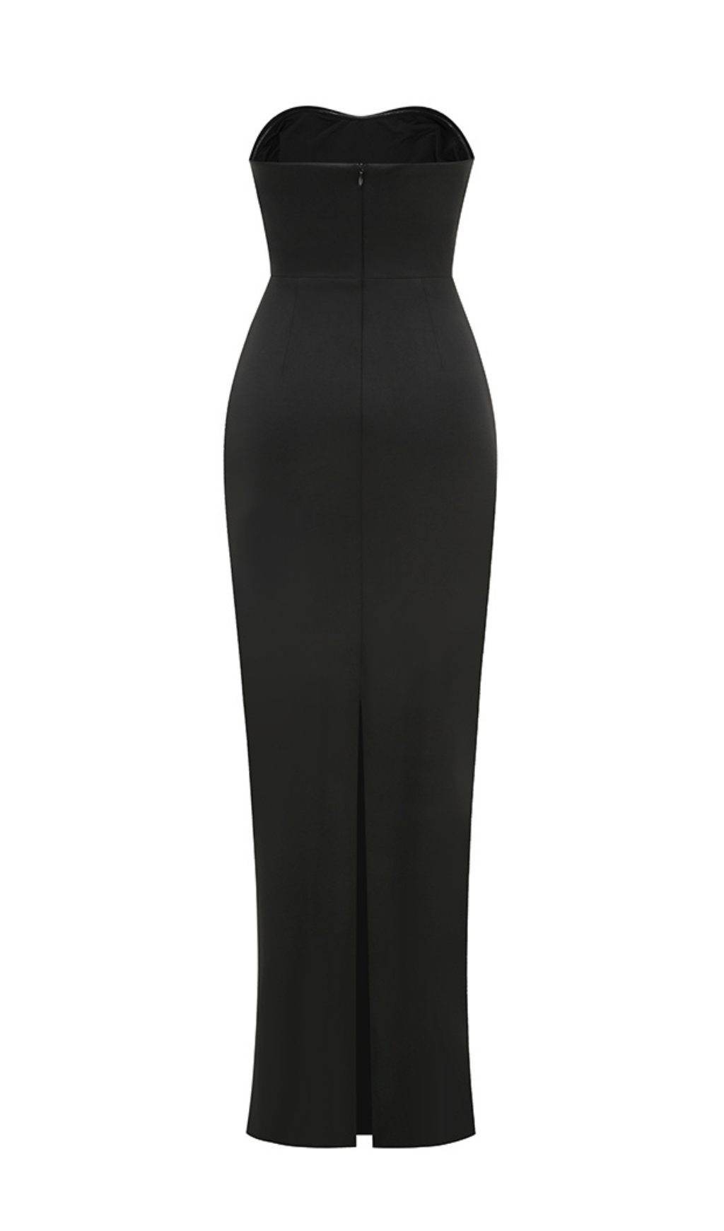 8d89555aec46c5441acd6bc61df6c3b1.jpg Fashionslee Women Strapless Pearl Embellished Maxi Dress Black