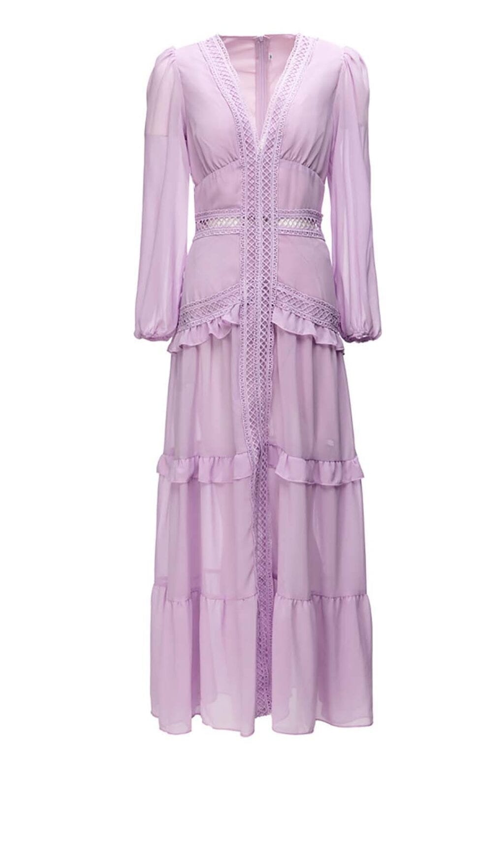 8d9ebebc2b0bd5e524b30fa44bbb2be6.jpeg Fashionslee Women Long Sleeve Ruffle Maxi Dress In Lilac