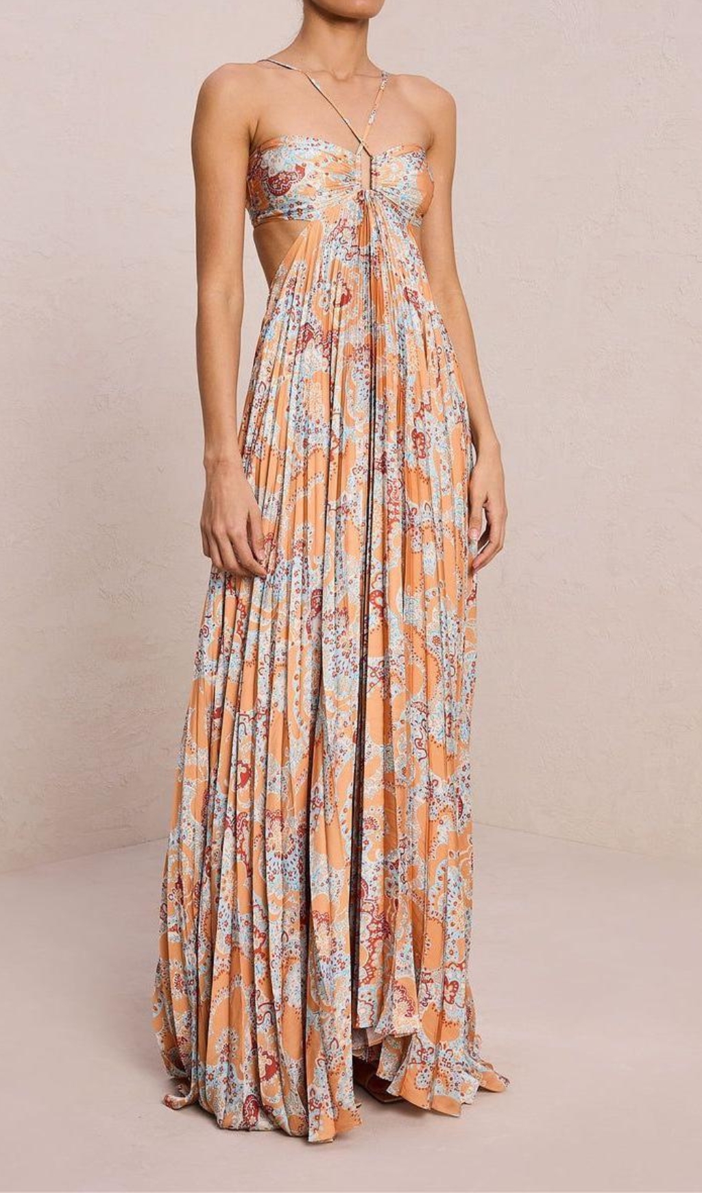 8e103e1878ea812443a79c5512c8f5c9.jpg Fashionslee Women Dorisa Printed Backless Maxi Dress