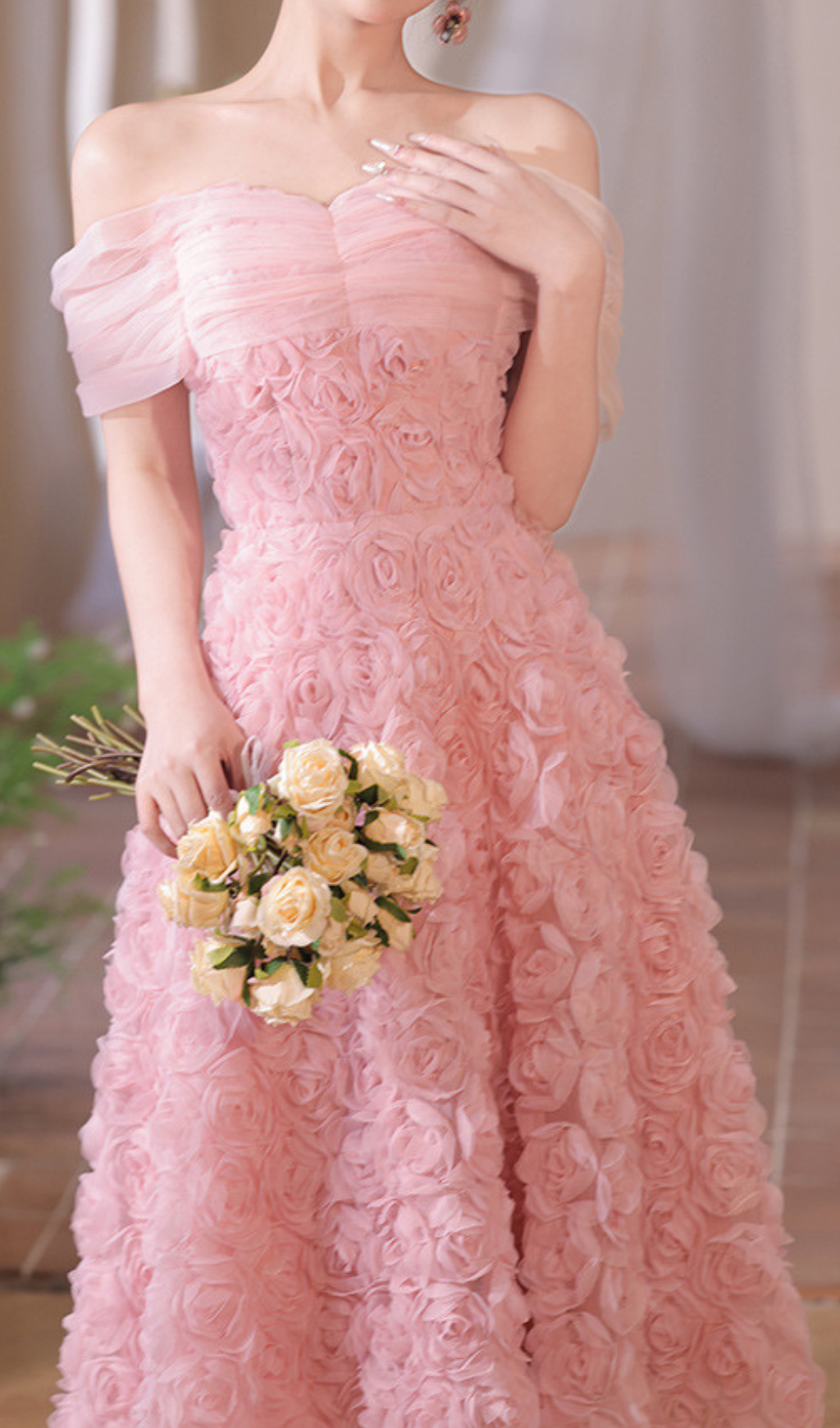 8ec182a5a4f521f75d41202ae25e2bce.png Fashionslee Women Giovani Pink Flower Midi Dress