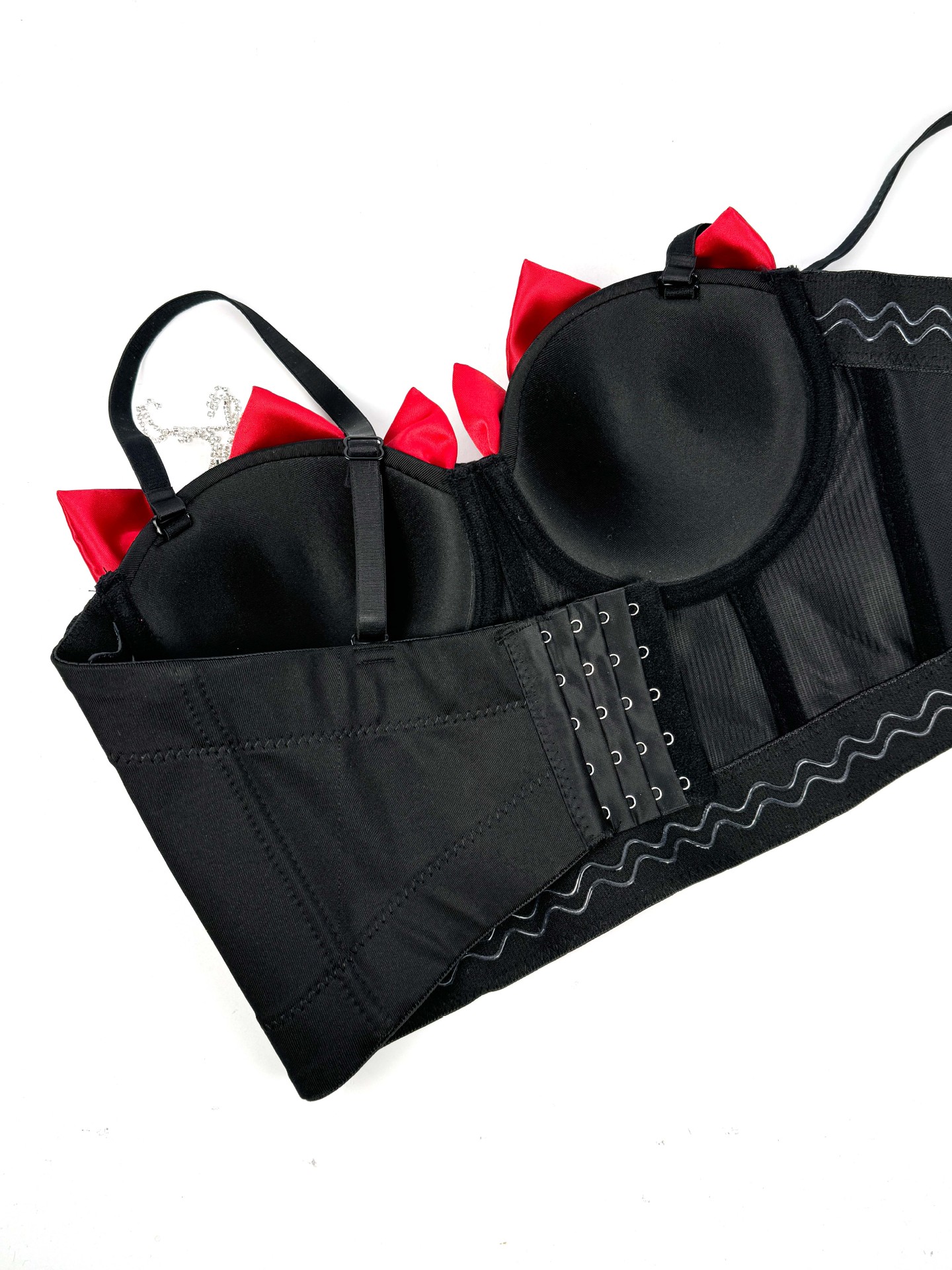 8ee652a2d8811e1c7b46a319543e7441.jpg Fashionslee Women Dua Bow Tassel Crop Top
