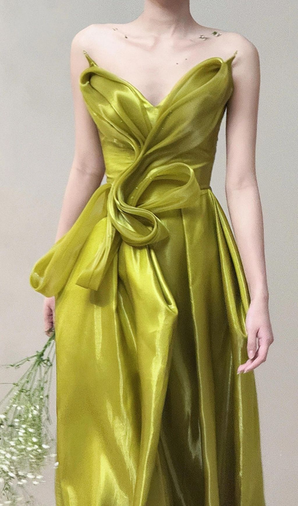 8f47939fe1449bfc71d1ebd77495f6fa.jpg Fashionslee Women Kulya Green Strapless Maxi Dress