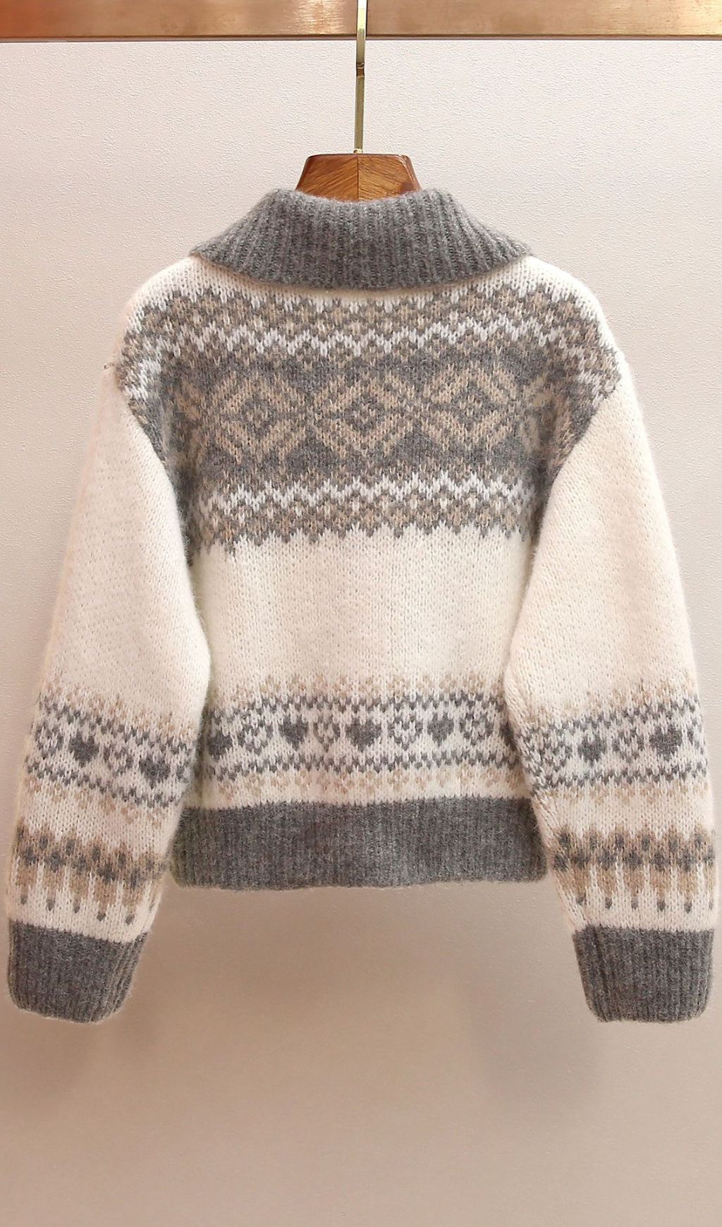 Fashionslee Women Jianna Lapel Sweater