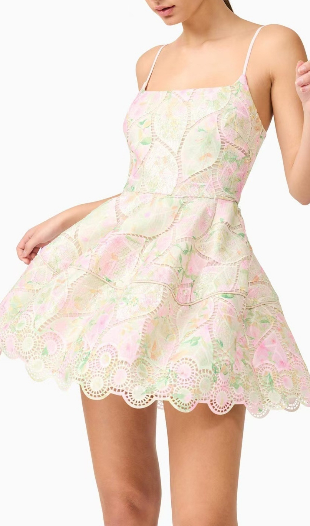 9104078db732aa306c971434c3e528df.jpg Fashionslee Women Fujiko Strappy Floral Mini Dress
