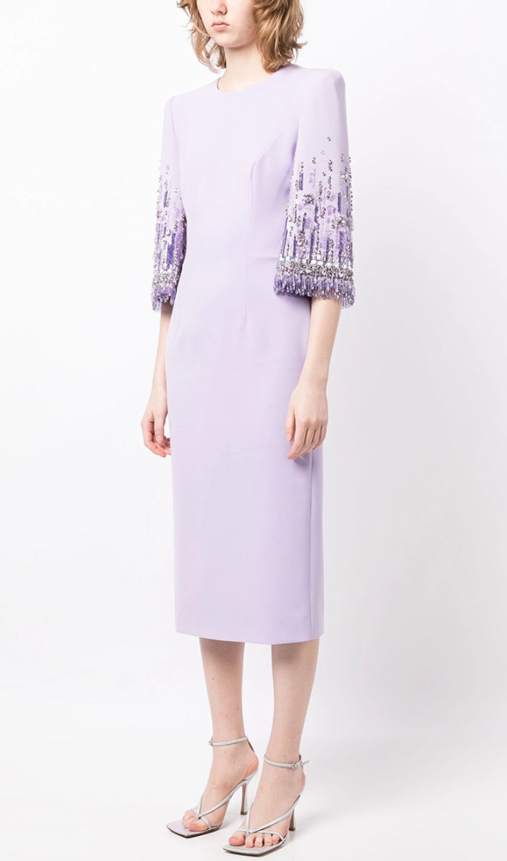 9110308ea3298204e9ec4714b7f56110.jpg Fashionslee Women Dagny Embellished Midi Dress