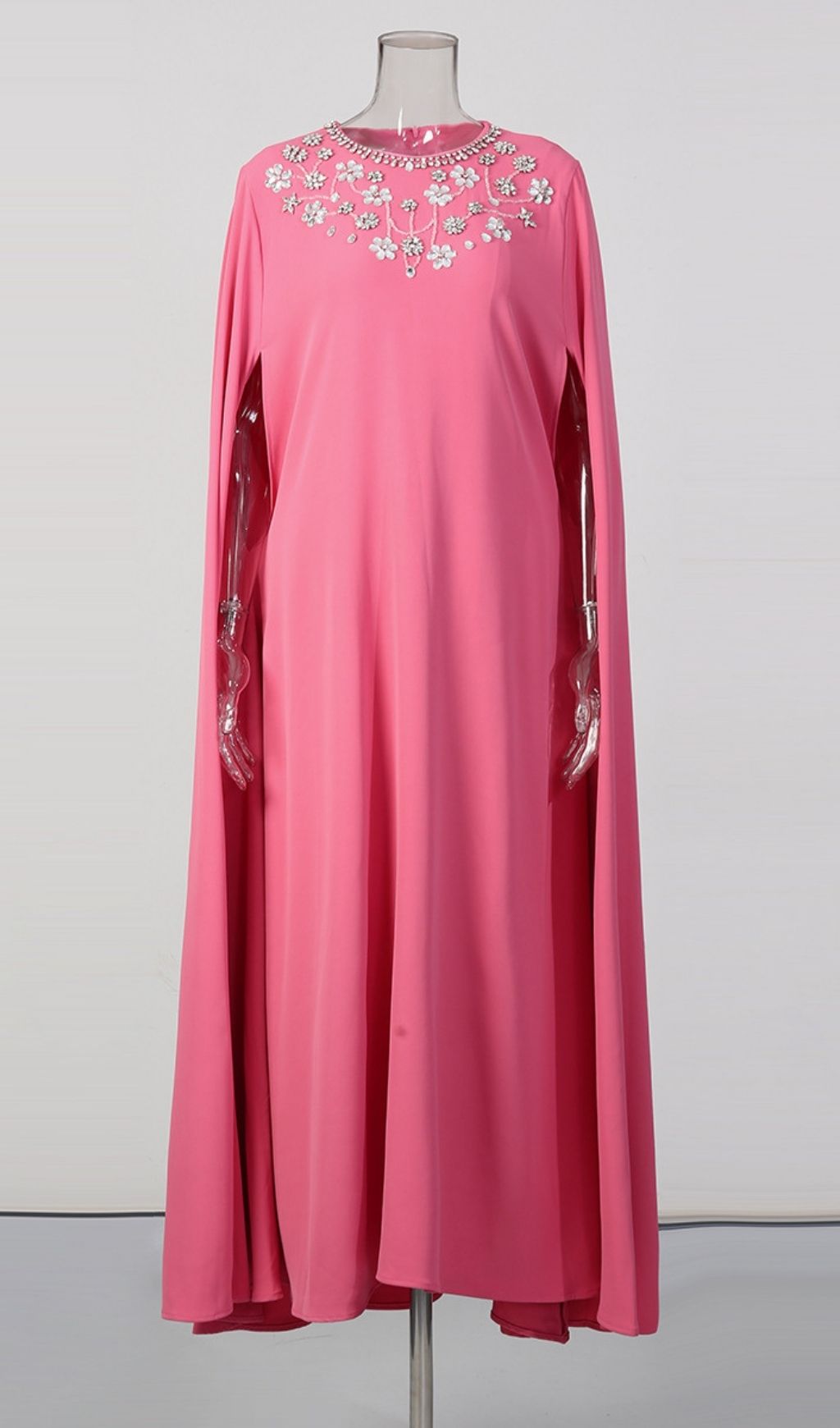 91afc55783246426424ac1f7b721f231.jpg Fashionslee Women Ladee Pink Diamante Maxi Dress