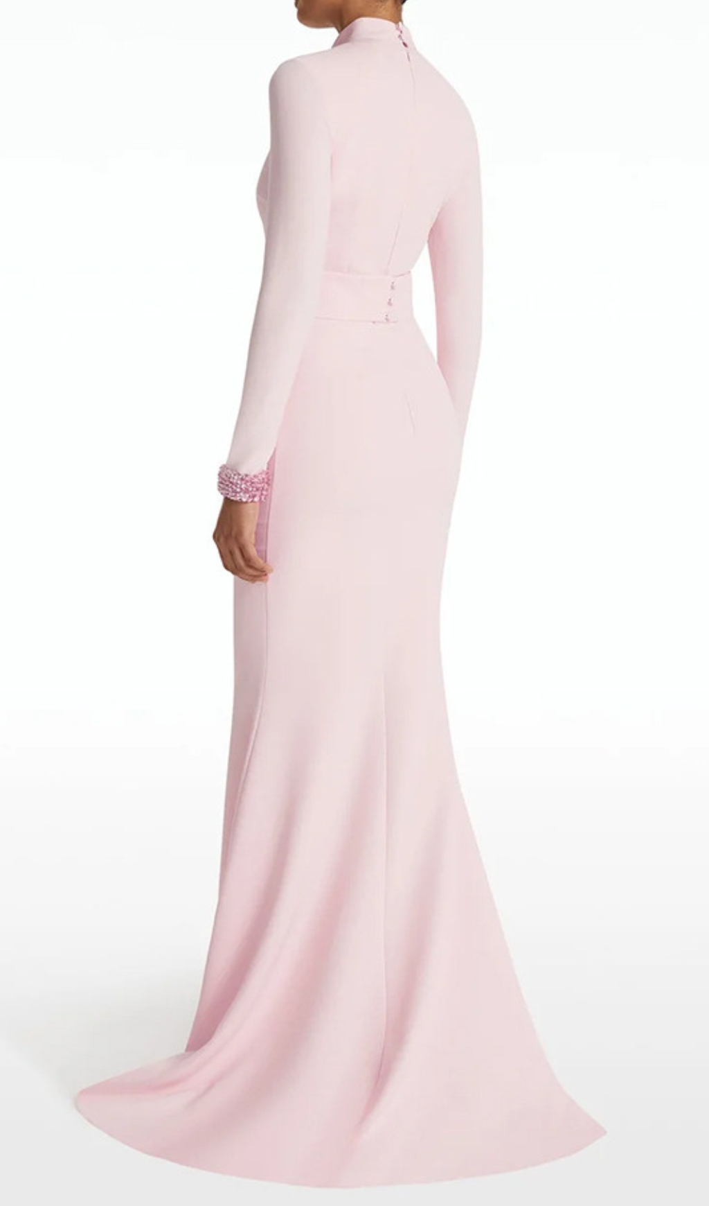 Fashionslee Women Euleta Sequin Embellished Long Sleeve Gown