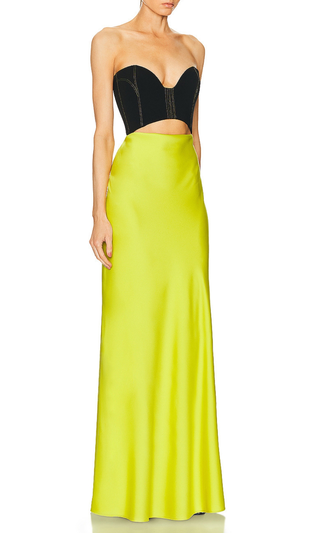 936da92f0311e533e85b373835f3cc73.jpg Fashionslee Women Emery Strapless Cutout Maxi Dress