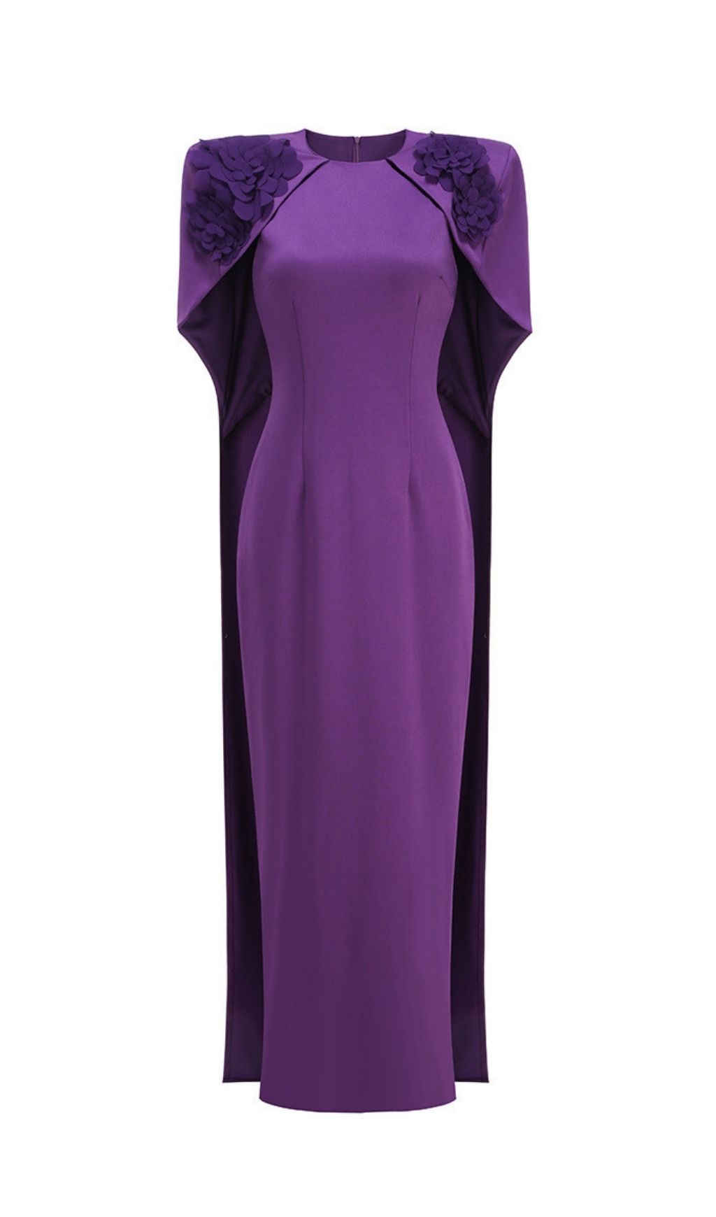 93c4f404acf61cb603d43b79415c2968.jpg Fashionslee Women Kenisha Purple Flower Embellished Maxi Dress
