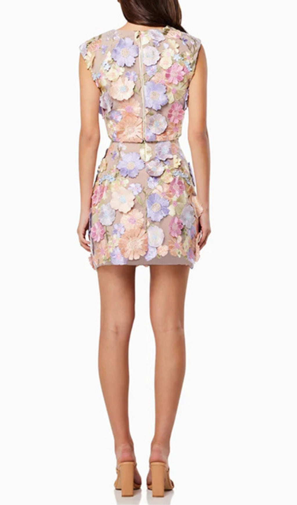 Fashionslee Women Aaden 3D Flower Embellished Skirt Set
