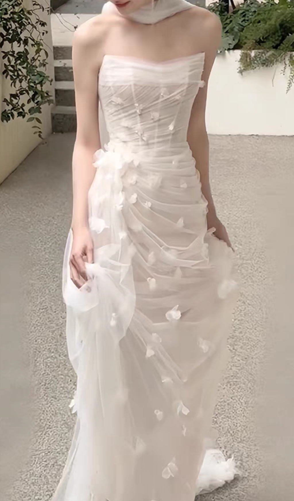 943c2d15ce22864157fc84c942dc36a7.jpg Fashionslee Women Felton White Strapless Corset Wedding Dress
