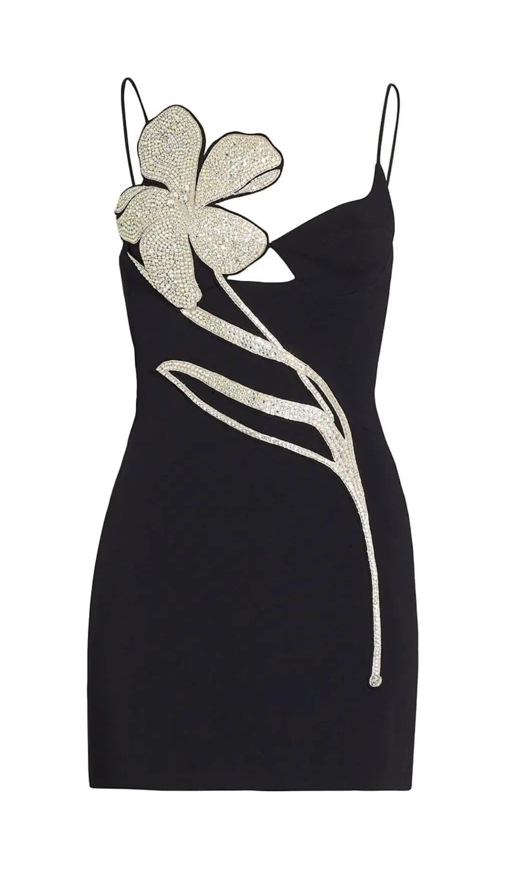 CRYSTAL VIRAL BANDAGE MINI DRESS - OWNCI CRYSTAL VIRAL BANDAGE MINI DRESS - OWNCI
