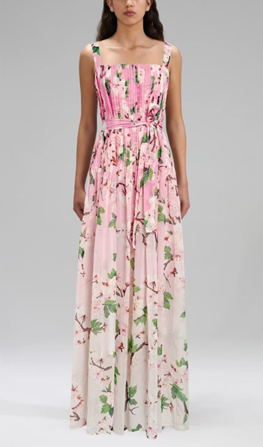 Fashionslee Women Daryl Strappy Floral Printed Maxi Dress
