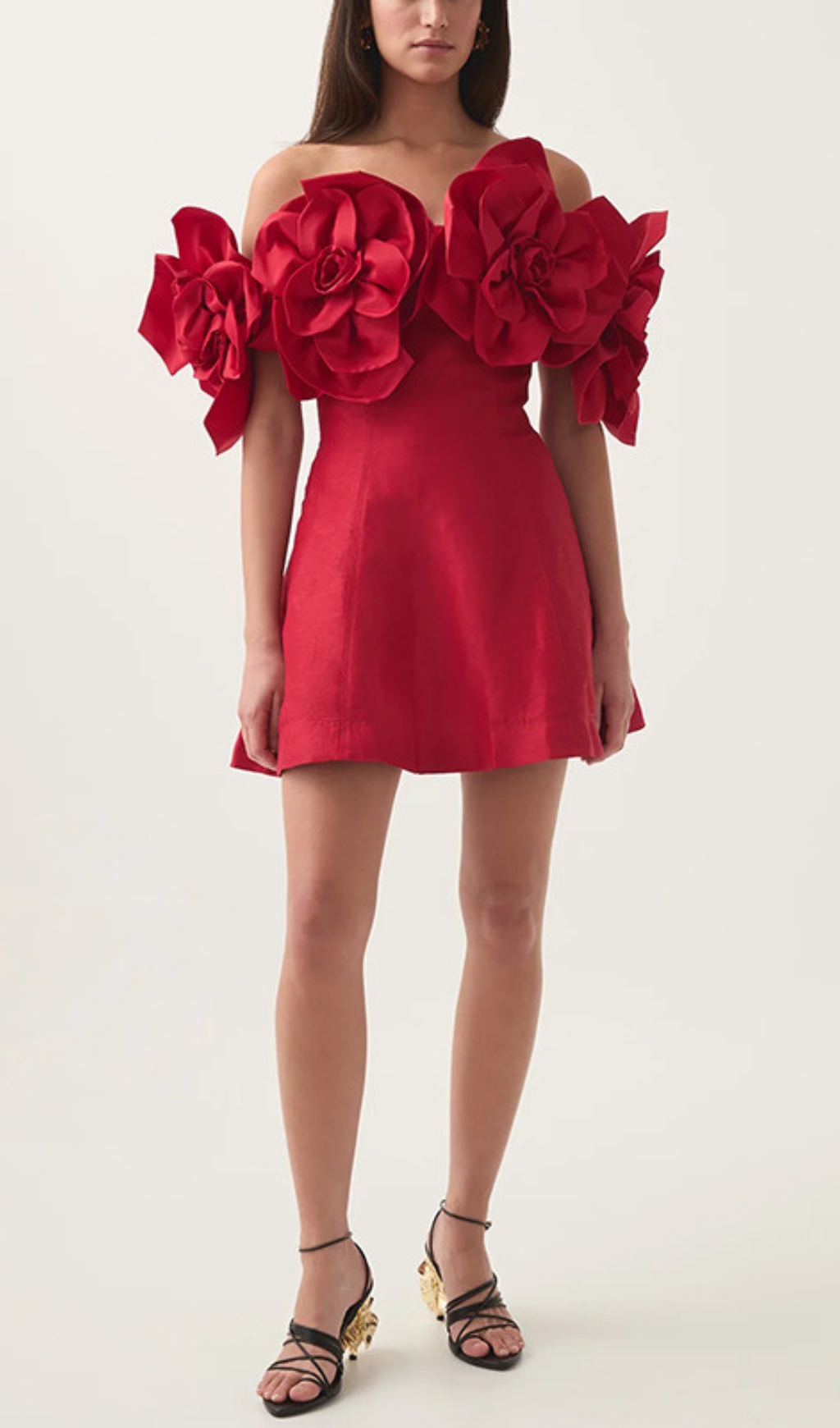 94b849aad5758ebccf4b7e7439e8b0bb.jpg Fashionslee Women Chabela Flower Off-Shoulder Mini Dress