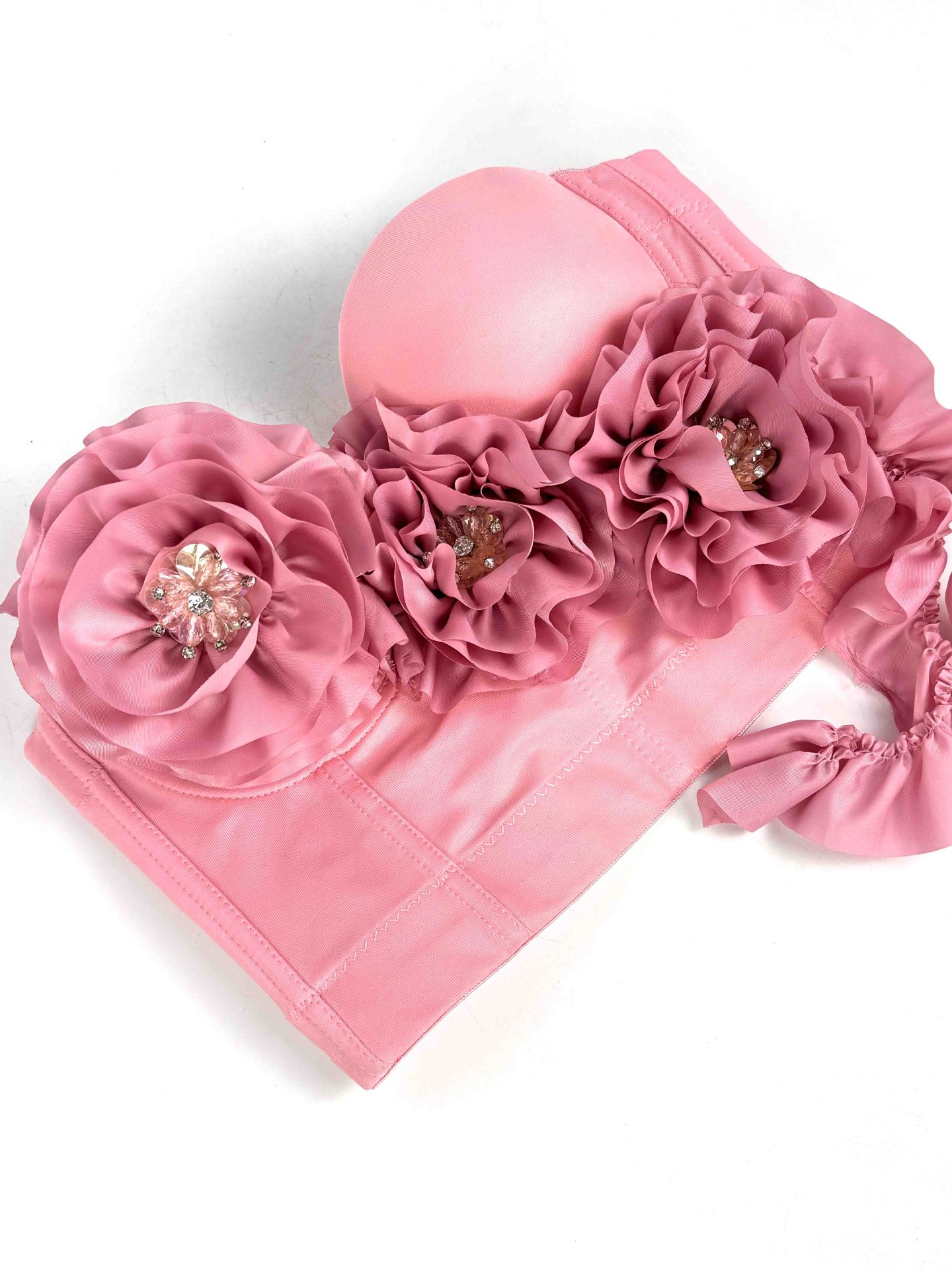 953440c1f81c286cdf09cd89a4387d24.jpg Fashionslee Women Diep Flower Crop Top