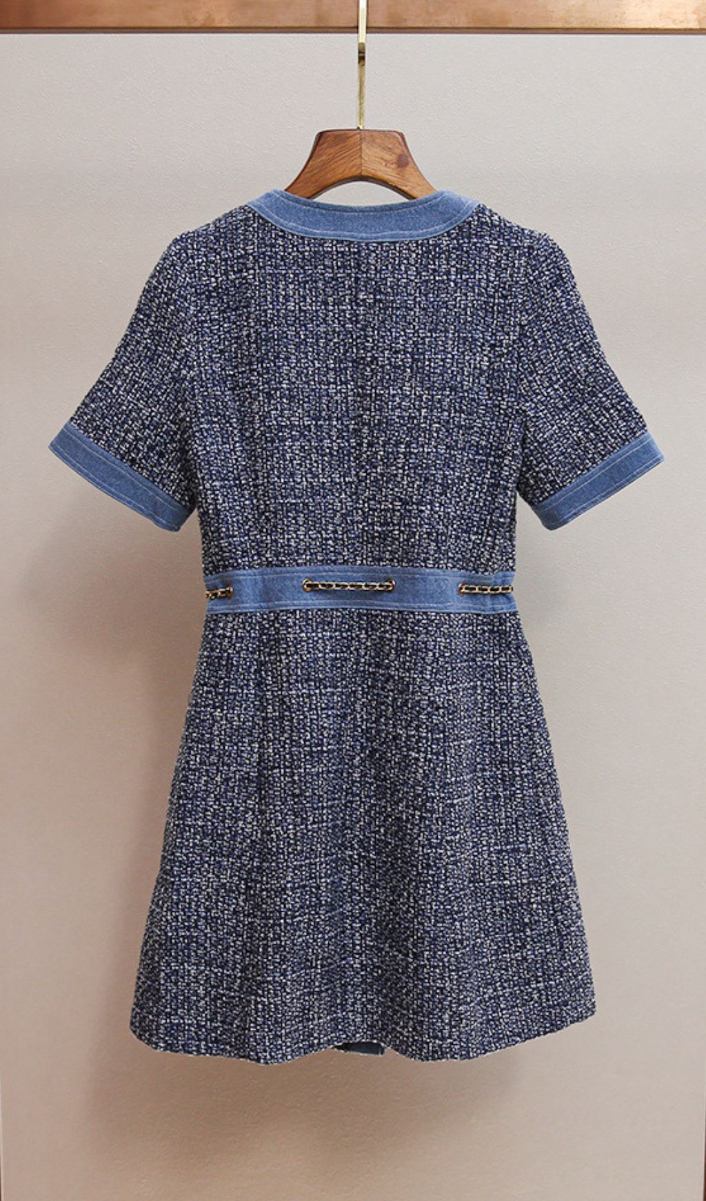 Fashionslee Women Hatsuye Chain Mini Dress