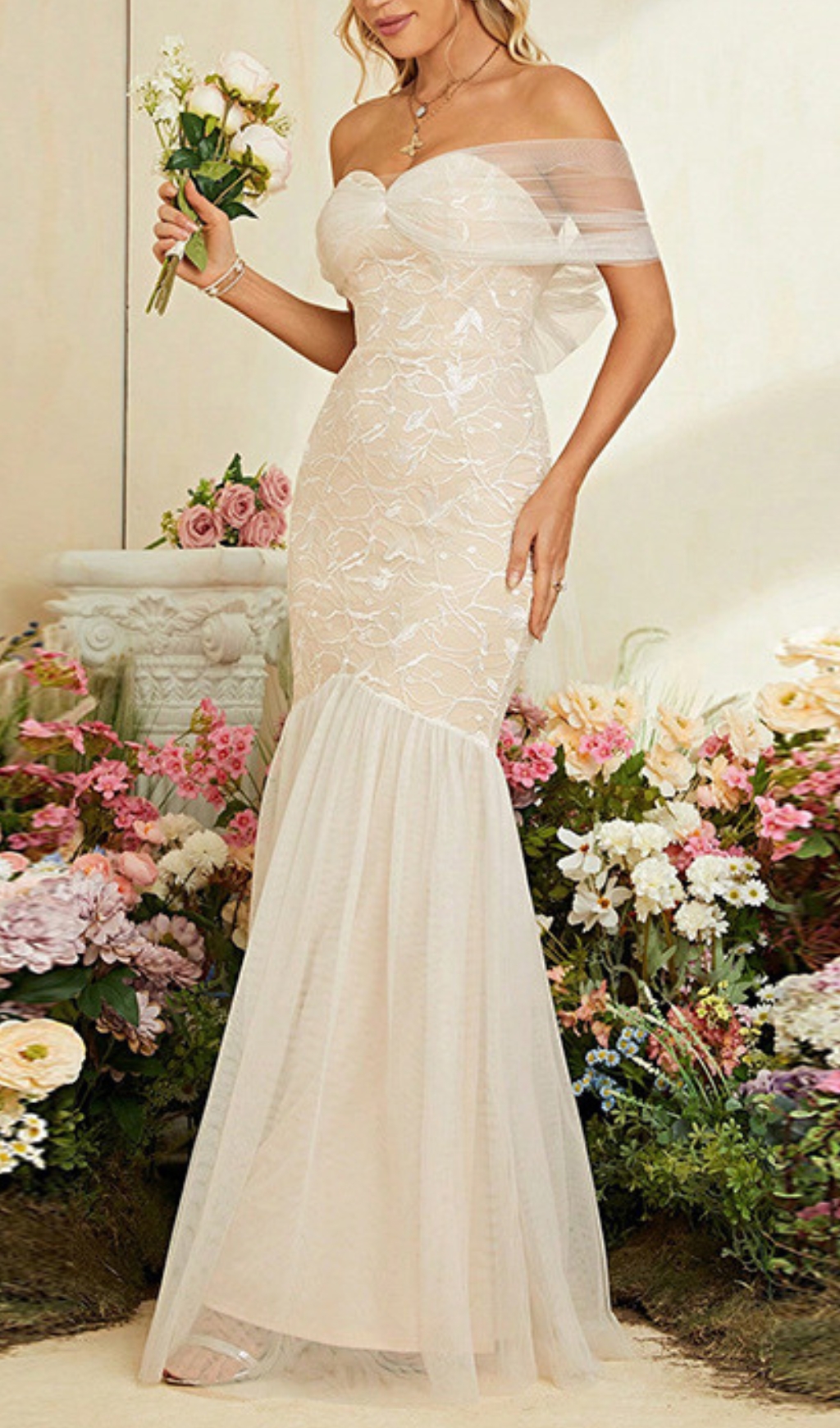 957f6cd6acf948b7bb6d54f77152872a.jpg Fashionslee Women Devyn Lace Mesh Maxi Dress
