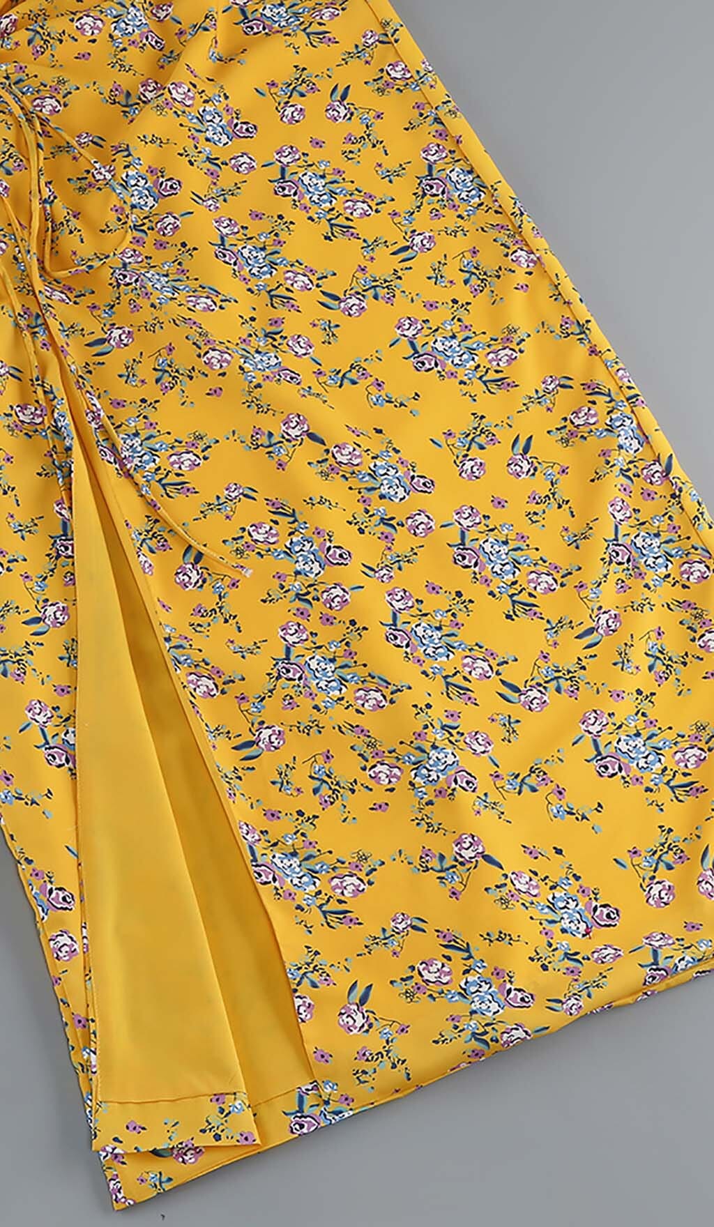 95b60aa256fe21462f6d4d49cbb1699d.jpeg Fashionslee Women Floral Design Two Piece Set In Yellow