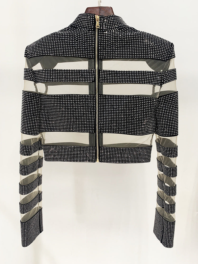 9609fdae7f6325a1e35eeb3776e6fd03.jpeg Fashionslee Women Amaris Black Patchwork Rhinestone Set