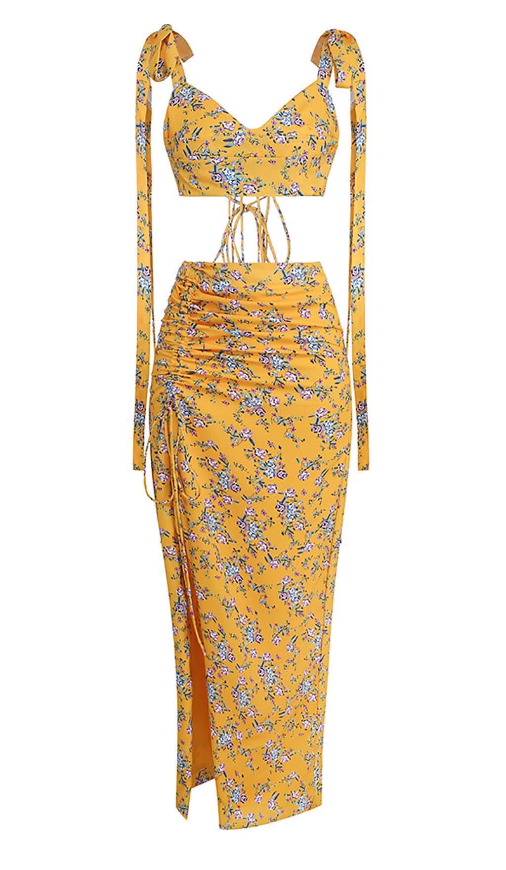 972c96d01951eaf58e6d9dbd49240baf.jpeg Fashionslee Women Floral Design Two Piece Set In Yellow