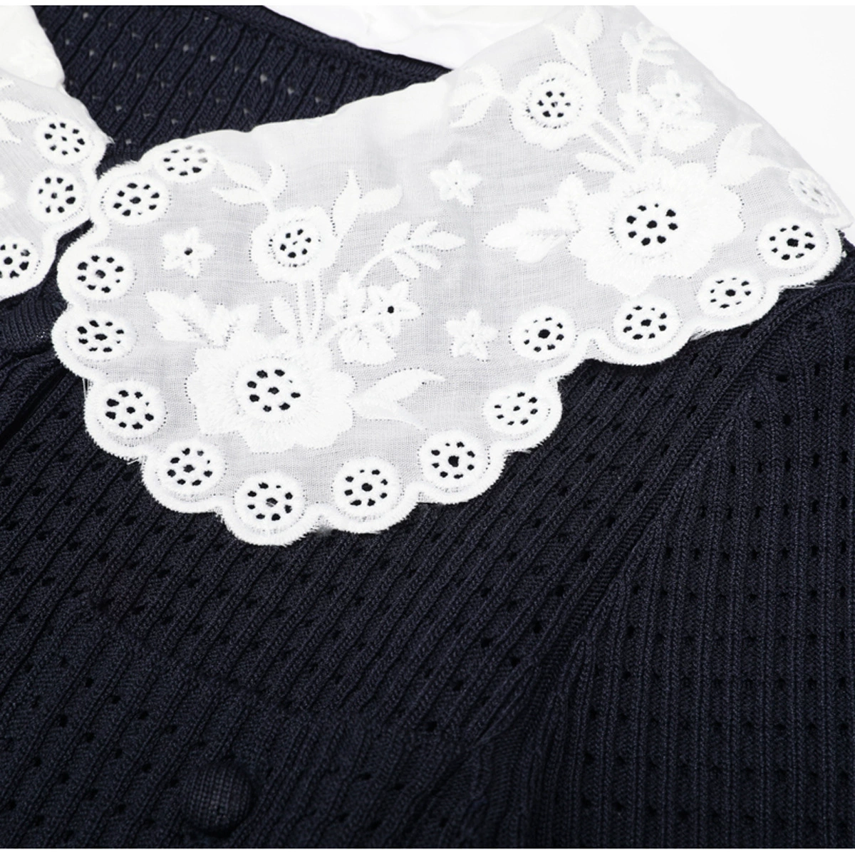 977c72369b7e119e51aeb5d9a966a867.webp Fashionslee Women Kay Navy Long Sleeve Knit Mini Dress