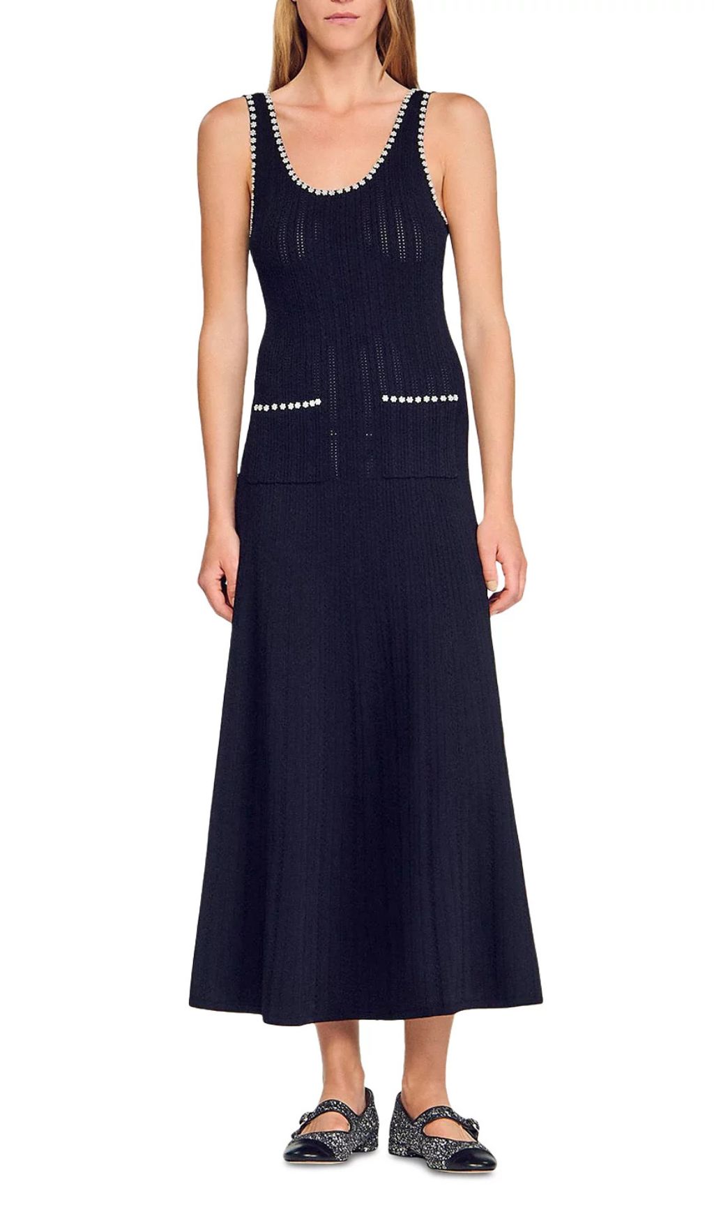 97c5c4d43b149bea74af477de8896263.jpg Fashionslee Women Beaded Midi Dress