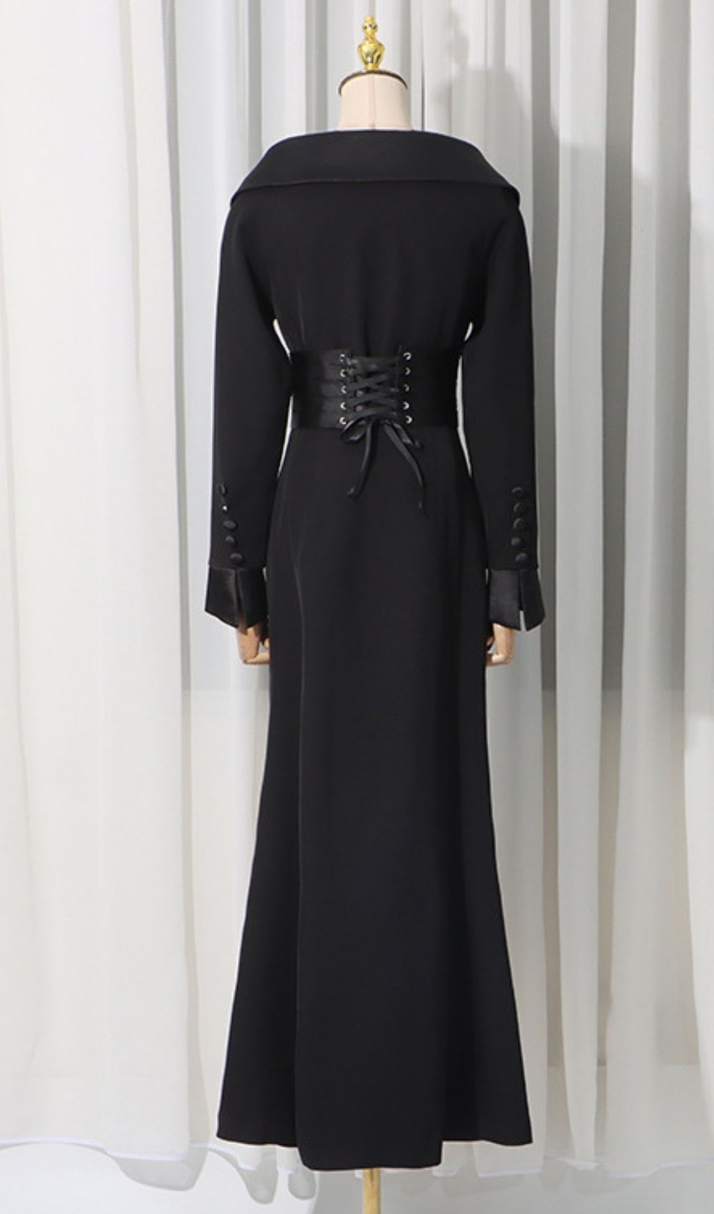 97feaa44d4f20fb3c0bbce87d221b84b.jpg Fashionslee Women Kazi Black Blazer Maxi Dress