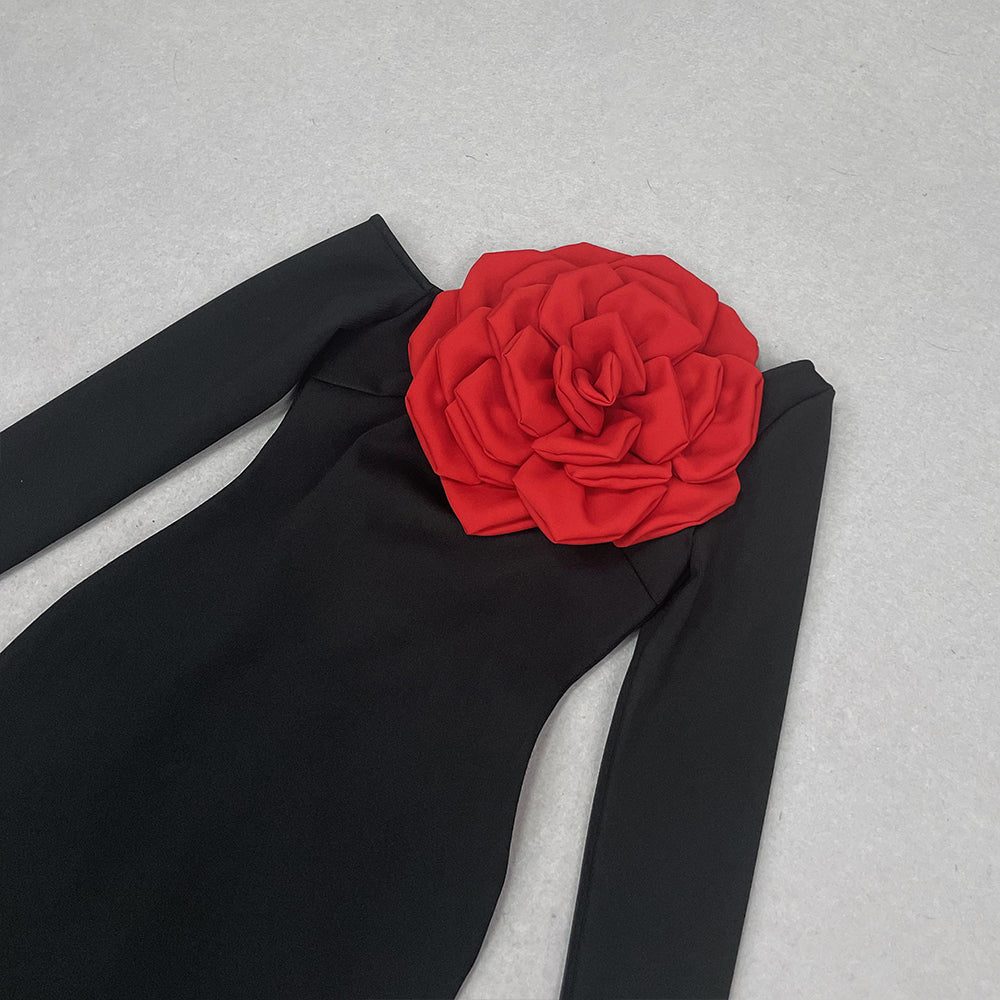 982f02067587cc0d7dfdf45f436f4548.jpeg Fashionslee Women Arlene Off Shoulder Red Flower Maxi Dress
