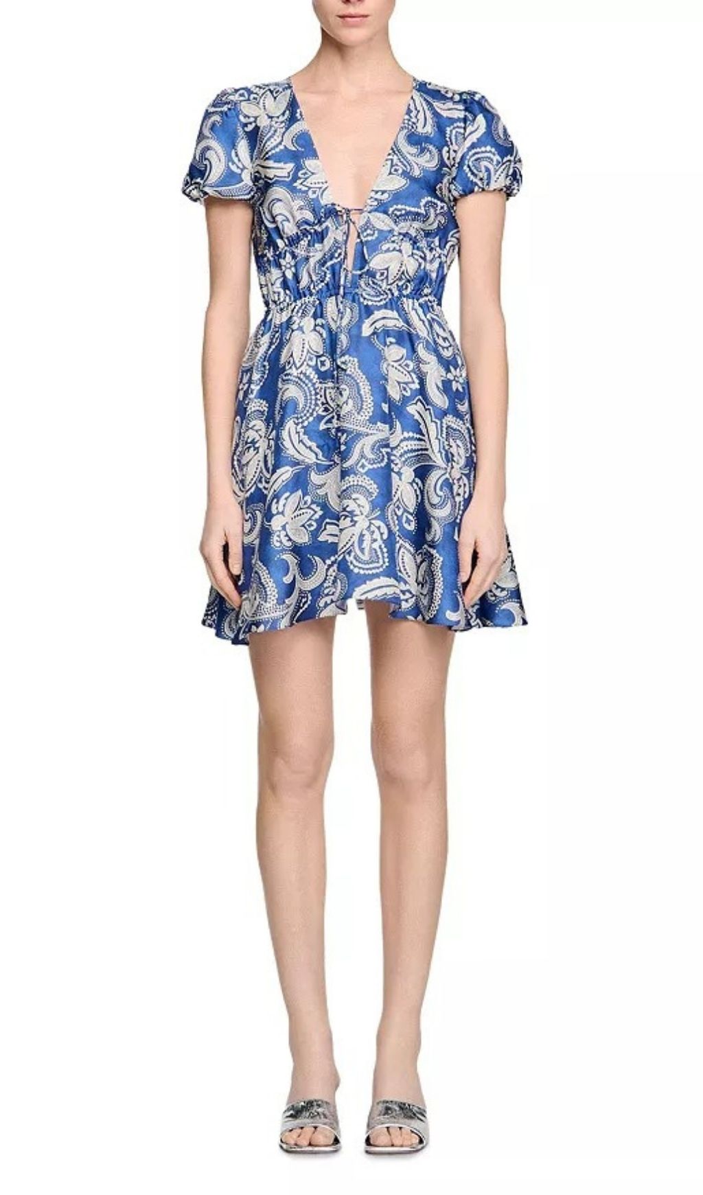 Fashionslee Women Floral Print Short Dress