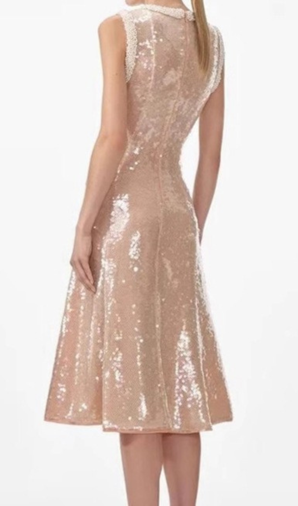 Fashionslee Women Chaniya Sequin Sleeveless Midi Dress