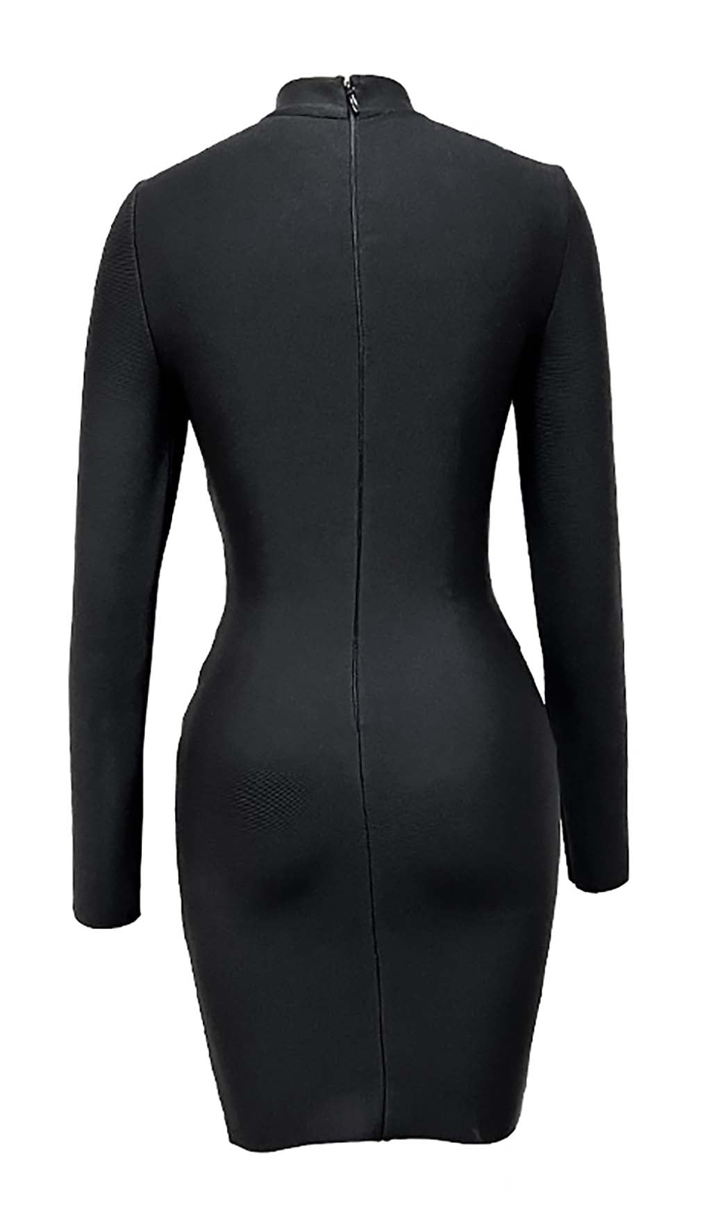 TRENDING CRYSTAL FLAME MINI DRESS IN BLACK - OWNCI TRENDING CRYSTAL FLAME MINI DRESS IN BLACK - OWNCI