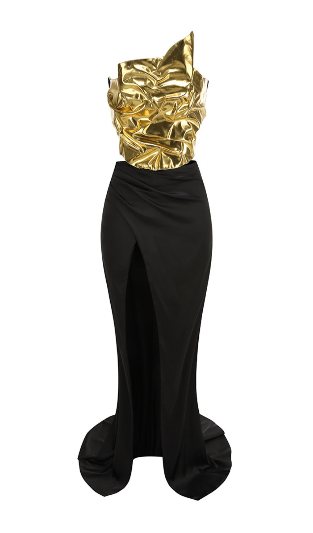 98e198e6115928f24dce19bea82f985d.jpeg Fashionslee Women Brenton Leather Slit Maxi Skirt Set