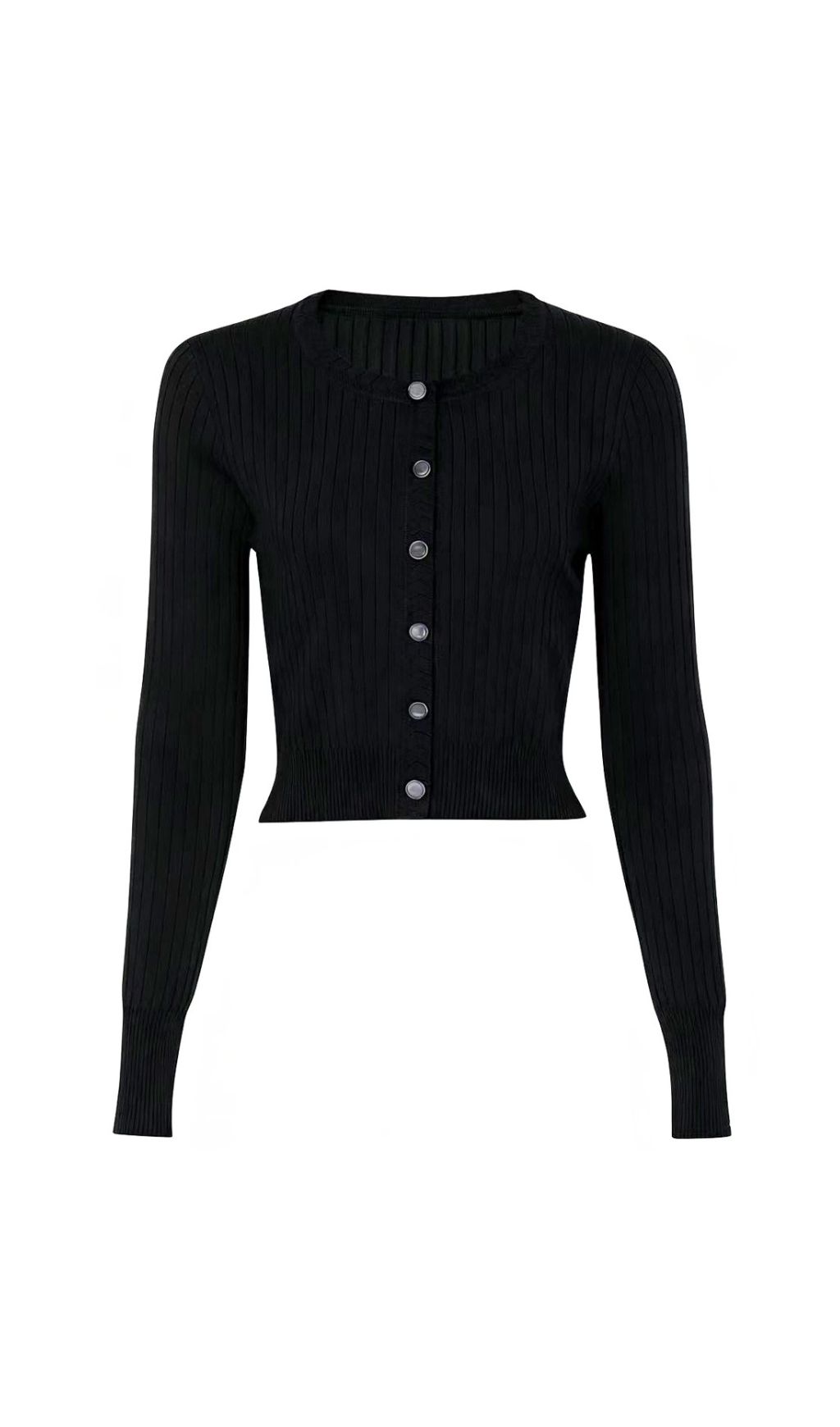 Fashionslee Women Jackie Black Knit Cardigan & Maxi Dress