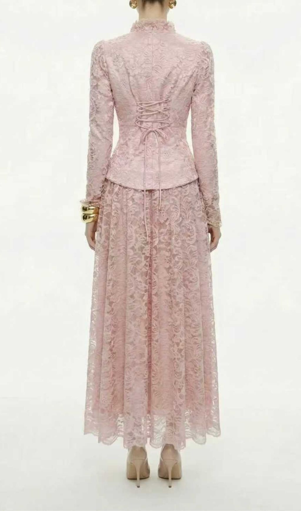 9aae1a70ea2342f91b4d6c720877807a.jpg Fashionslee Women Kaylynn Lace Long Sleeve Two-Piece Set