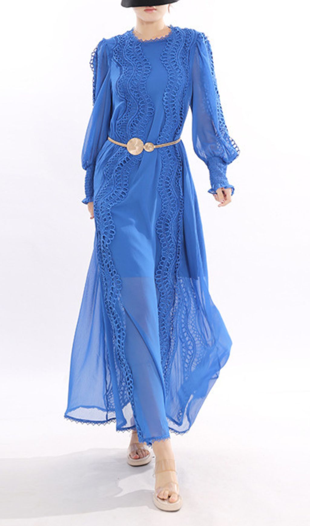9ab522adac2b109d93af23f101d463da.jpg Fashionslee Women Jeslyn Blue Long Sleeve Maxi Dress