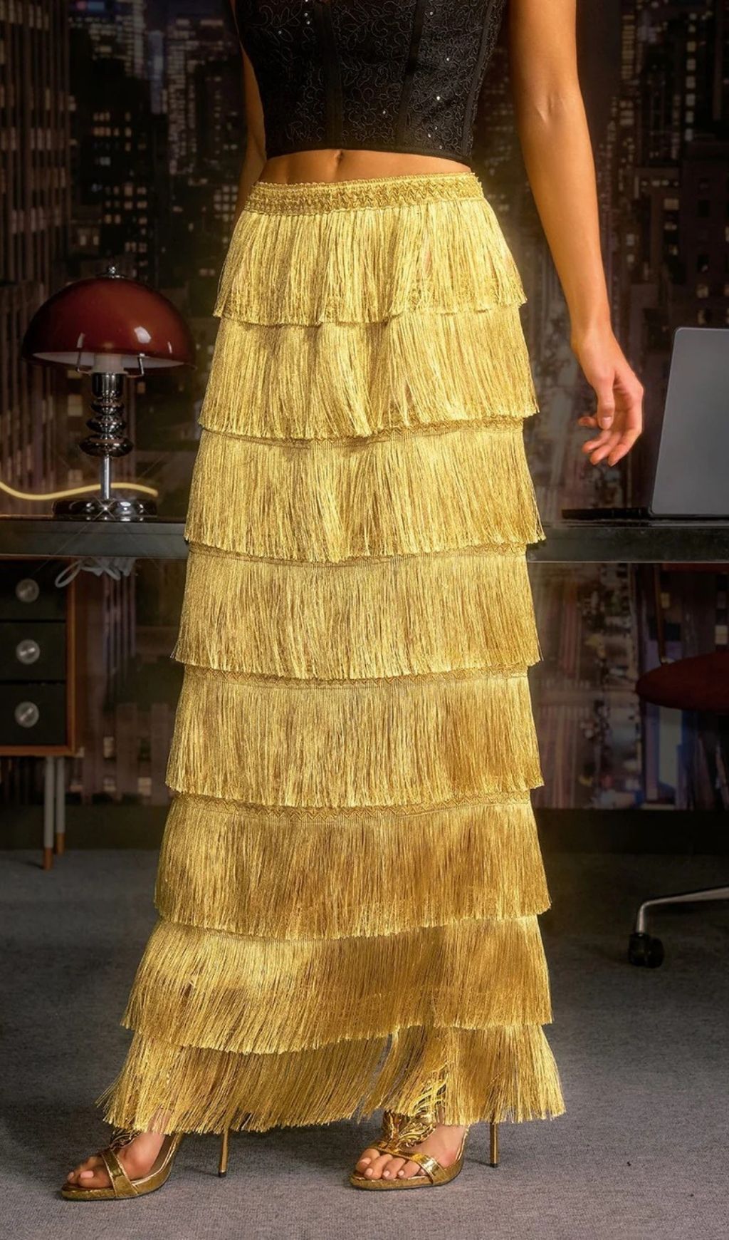 TRENDING FRINGE TIERED SKIRT AESTHETIC - OWNCI TRENDING FRINGE TIERED SKIRT AESTHETIC - OWNCI