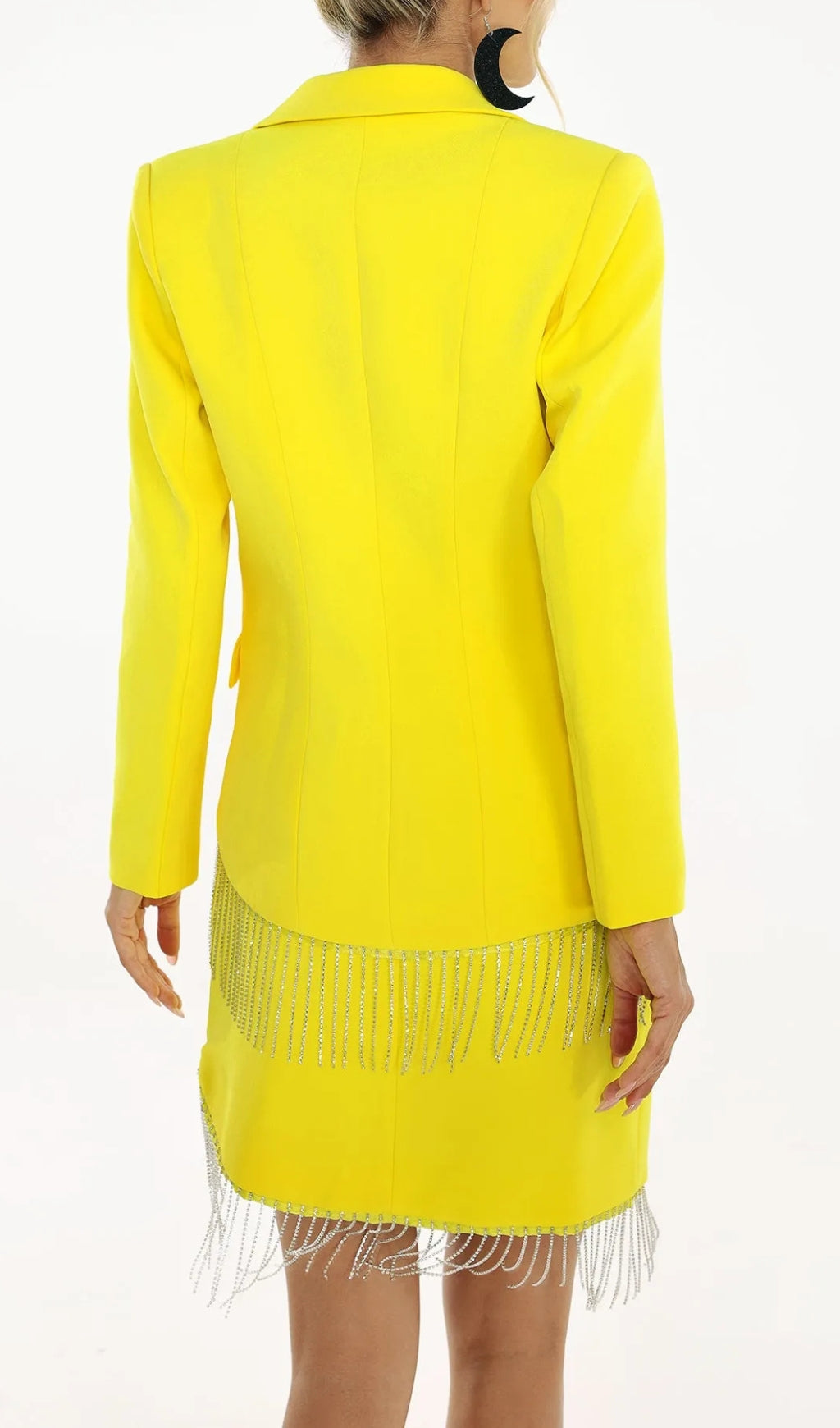 Fashionslee Women Apostol Tassel Blazer Set
