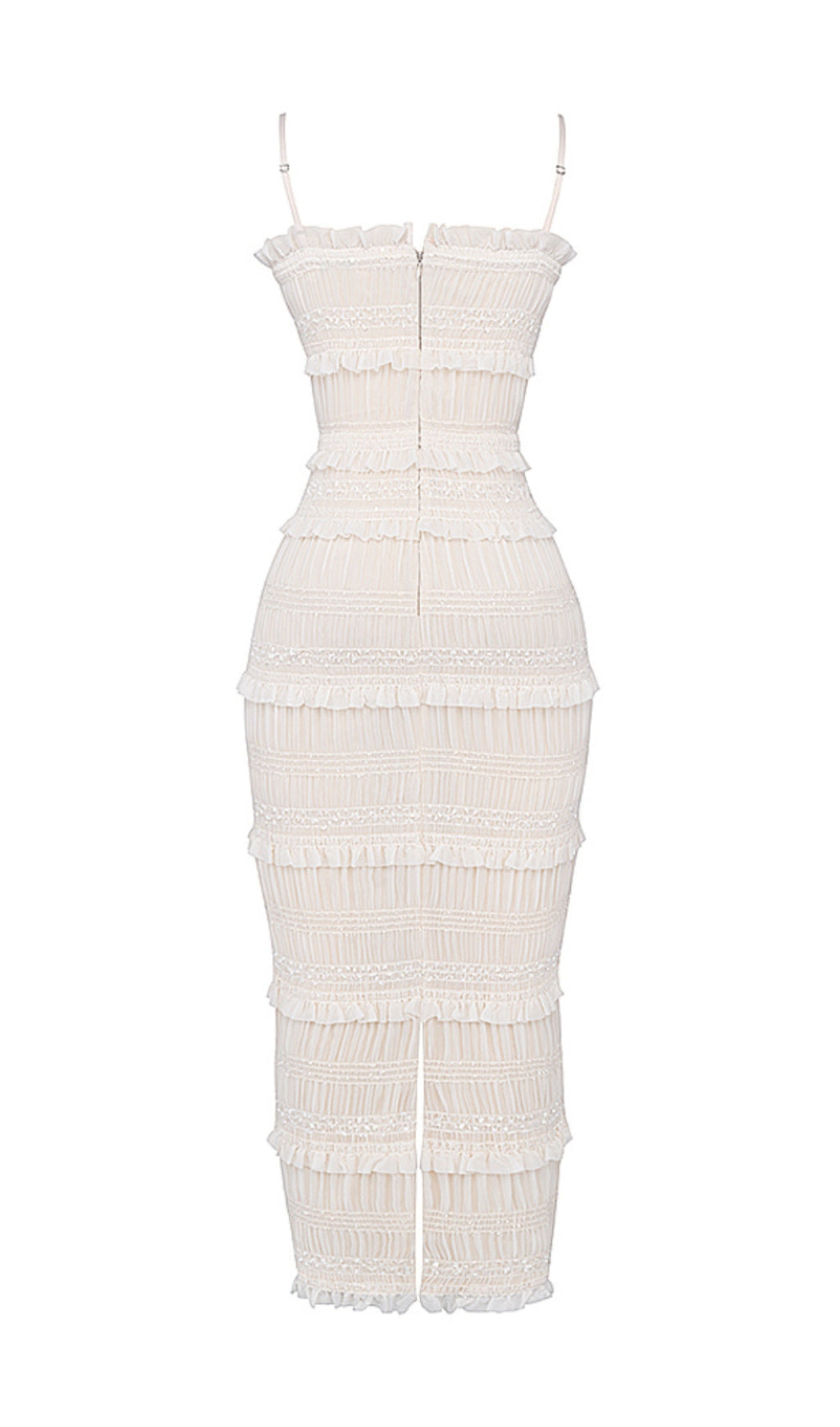 9b1098249037a5c3c38501435c6f8faf.jpeg Fashionslee Women Ivory Sequin Pleat Maxi Dress