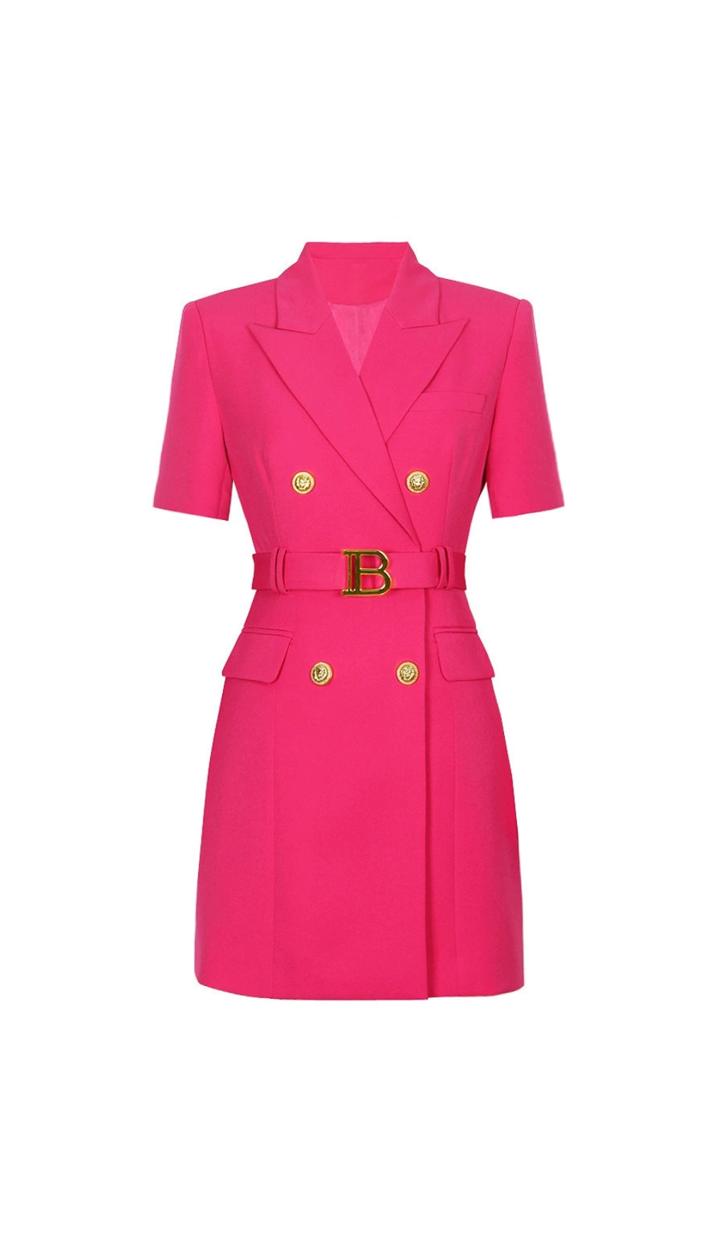 9ba2c6e14f4f2eaccd2b9b057af0a9e5.jpg Fashionslee Women Elske Short Sleeve Blazer Dress