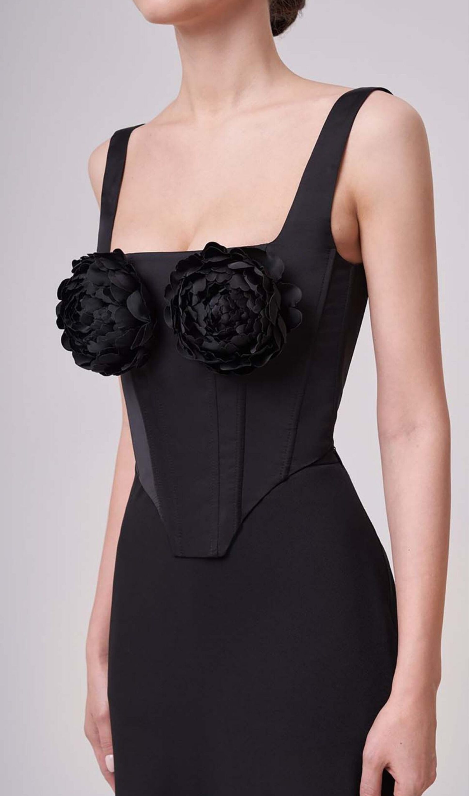 9ba706e2d9ae6ee933f20883e9d6830b.jpeg Fashionslee Women Roses Embelished Corset Two Pieces Set