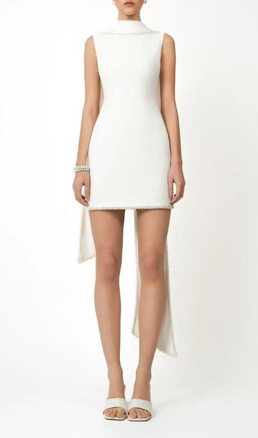 9bf115e51af18bf74fa6a07ac254f1cb.jpg Fashionslee Women Johari Beaded Mini Dress