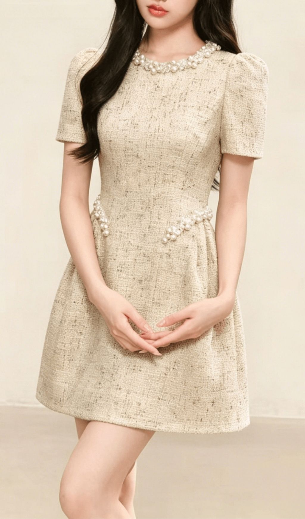 VIRAL BEADED MINI DRESS – MUST-HAVE AESTHETIC - OWNCI
