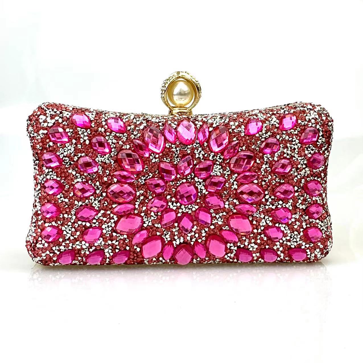 9cb4f7e17f473cbd12485a519a3b3ca3.jpeg Fashionslee Women Multi Rhinestone Crystal Clutch