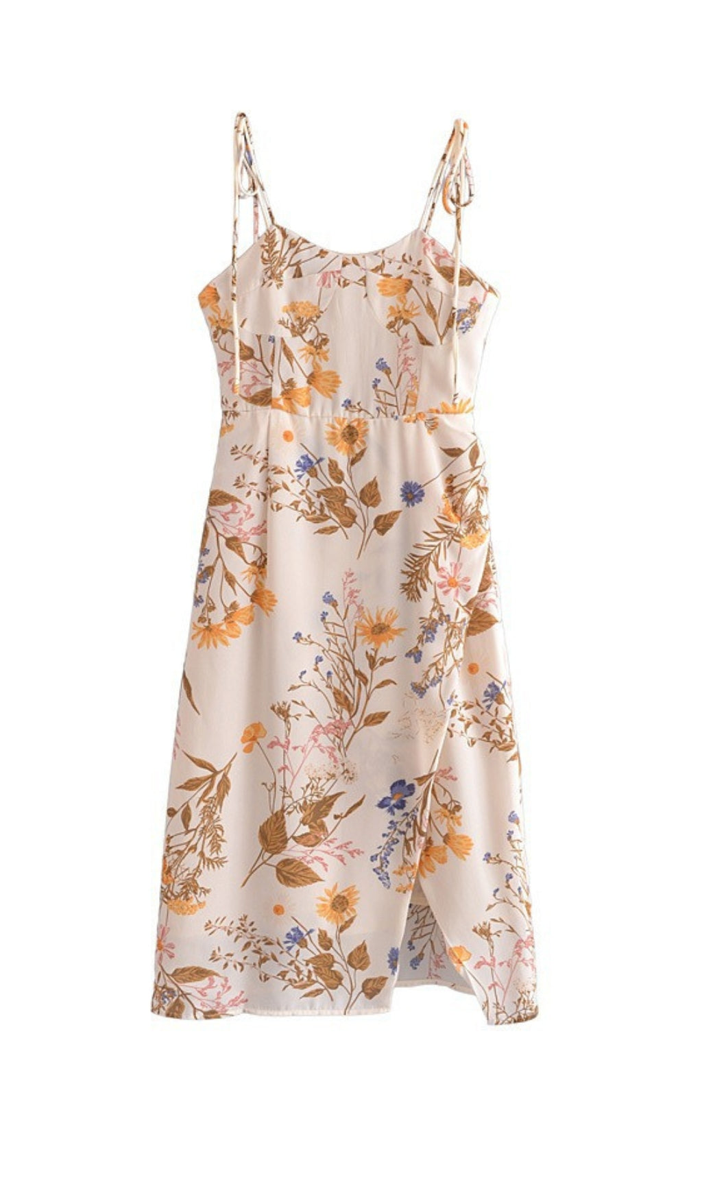 ANALÍA VIRAL FLORAL MIDI DRESS - OWNCI ANALÍA VIRAL FLORAL MIDI DRESS - OWNCI
