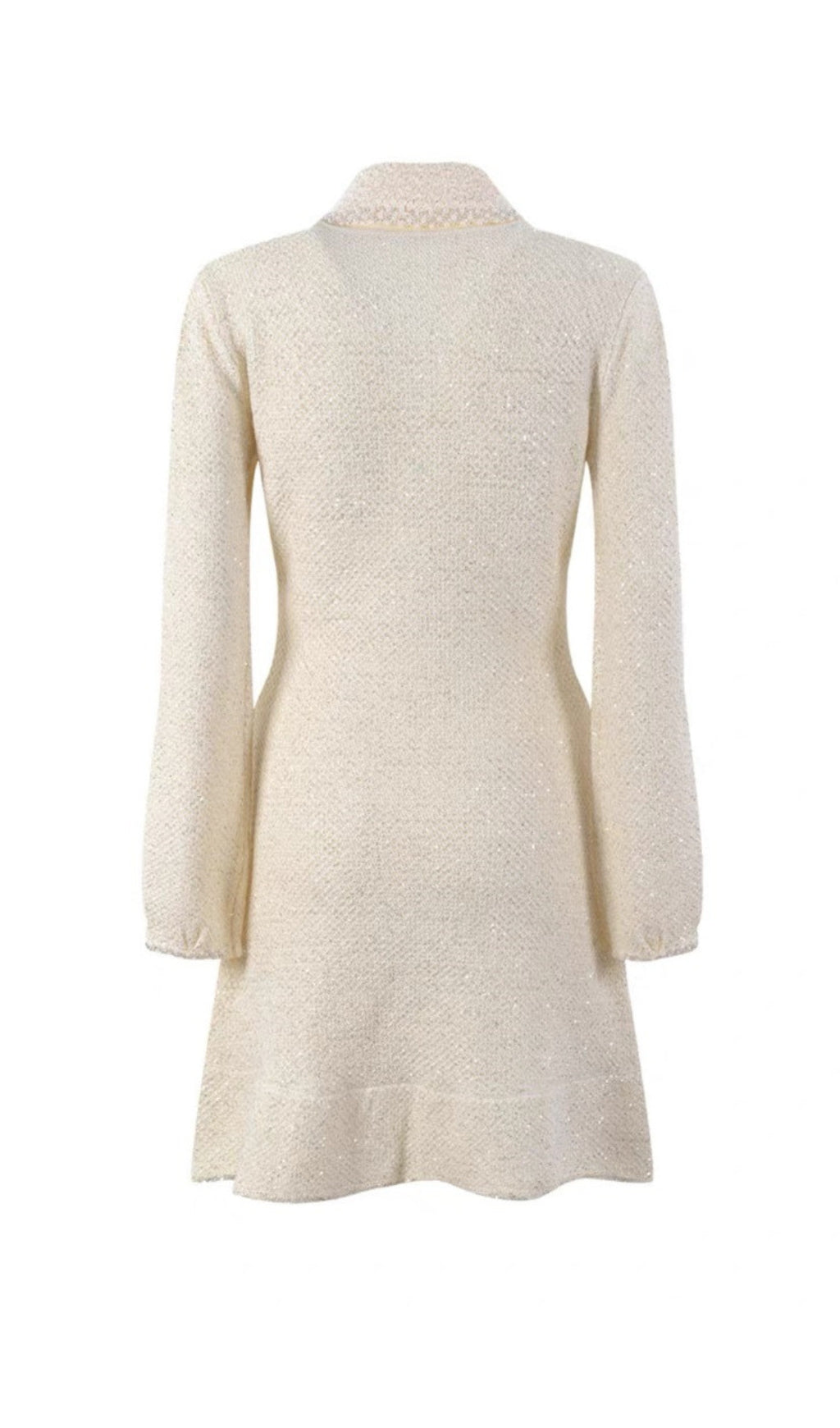 9cdabf25abc5c25ac27b72932a646a5d.jpeg Fashionslee Women Atifa Embellished Sequined Bouclé-Knit Mini Dress