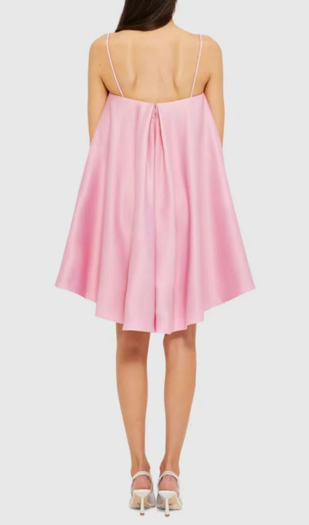 Fashionslee Women Fina Pink Flower Embroidery Mini Dress