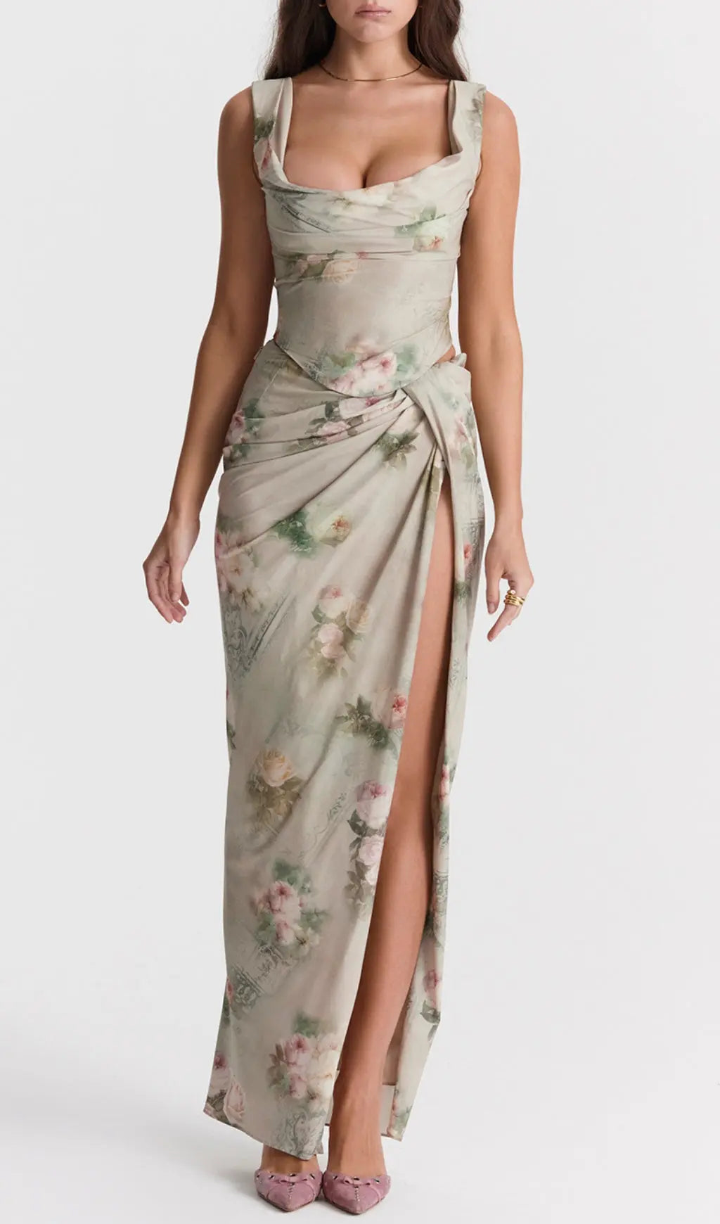 9de12e53540303d53bb0988d53bce9c1.jpeg Fashionslee Women Vintage Floral Two Piece Set