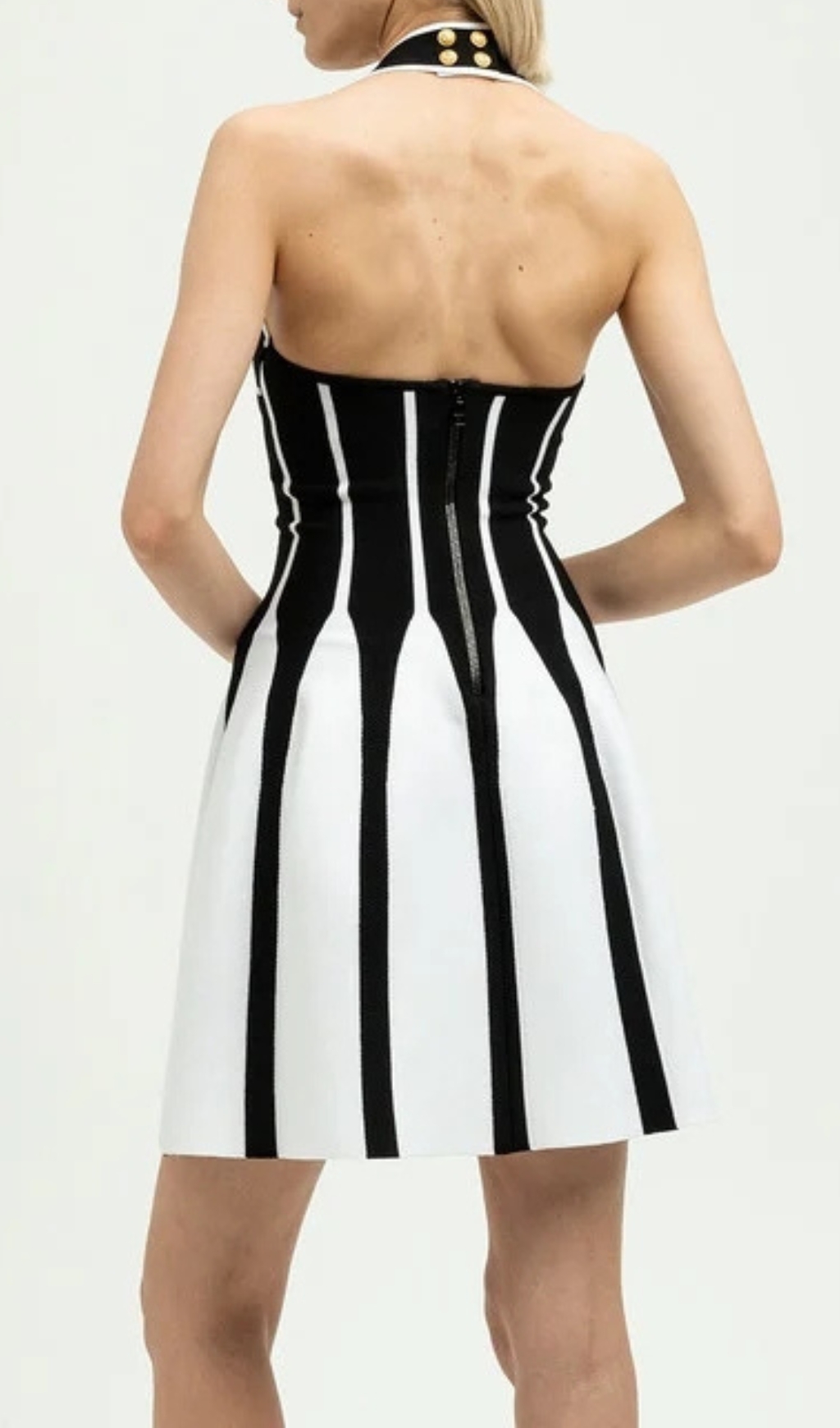 Fashionslee Women Chizu Halter A-Line Mini Dress